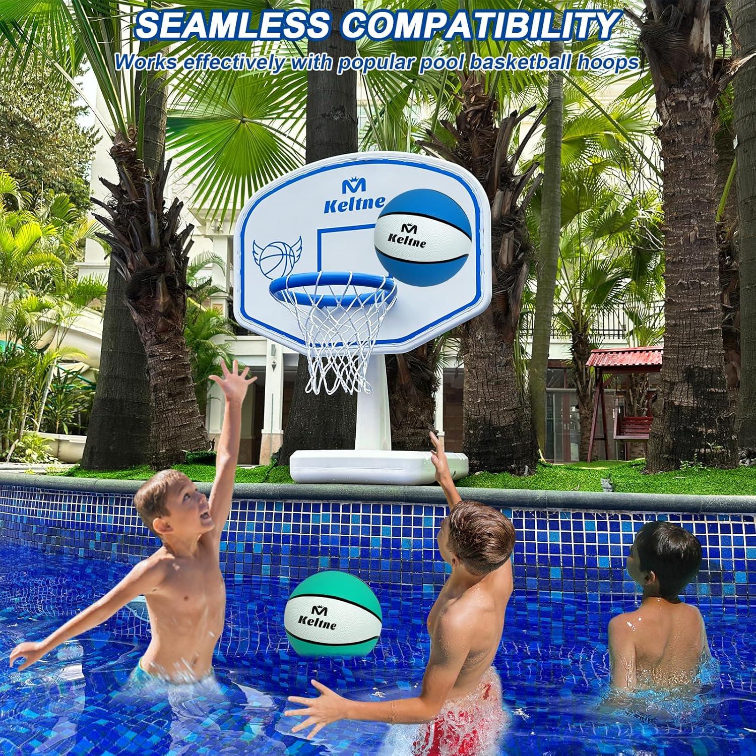 Paquete de 2 Balones de Baloncesto Impermeables 22.86 cm