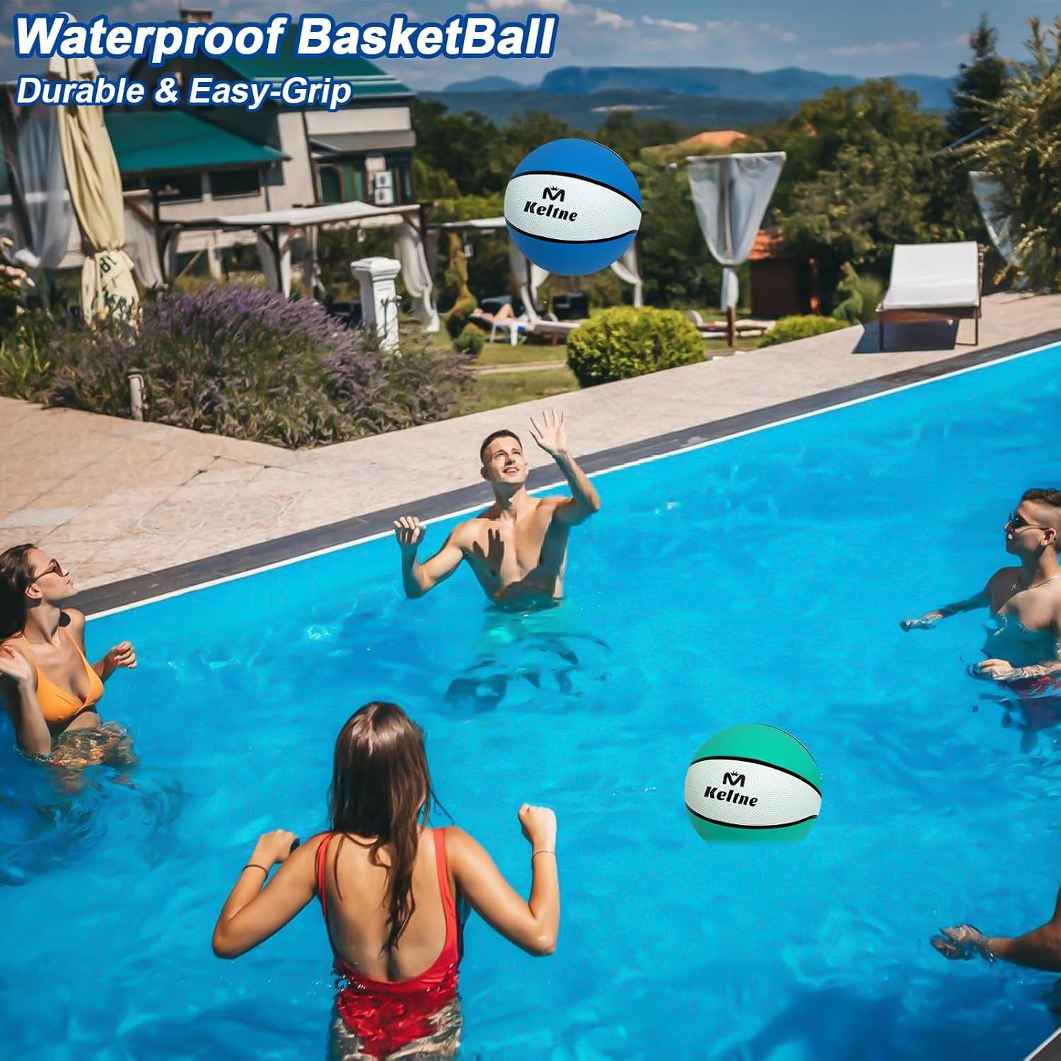 Paquete de 2 Balones de Baloncesto Impermeables 22.86 cm