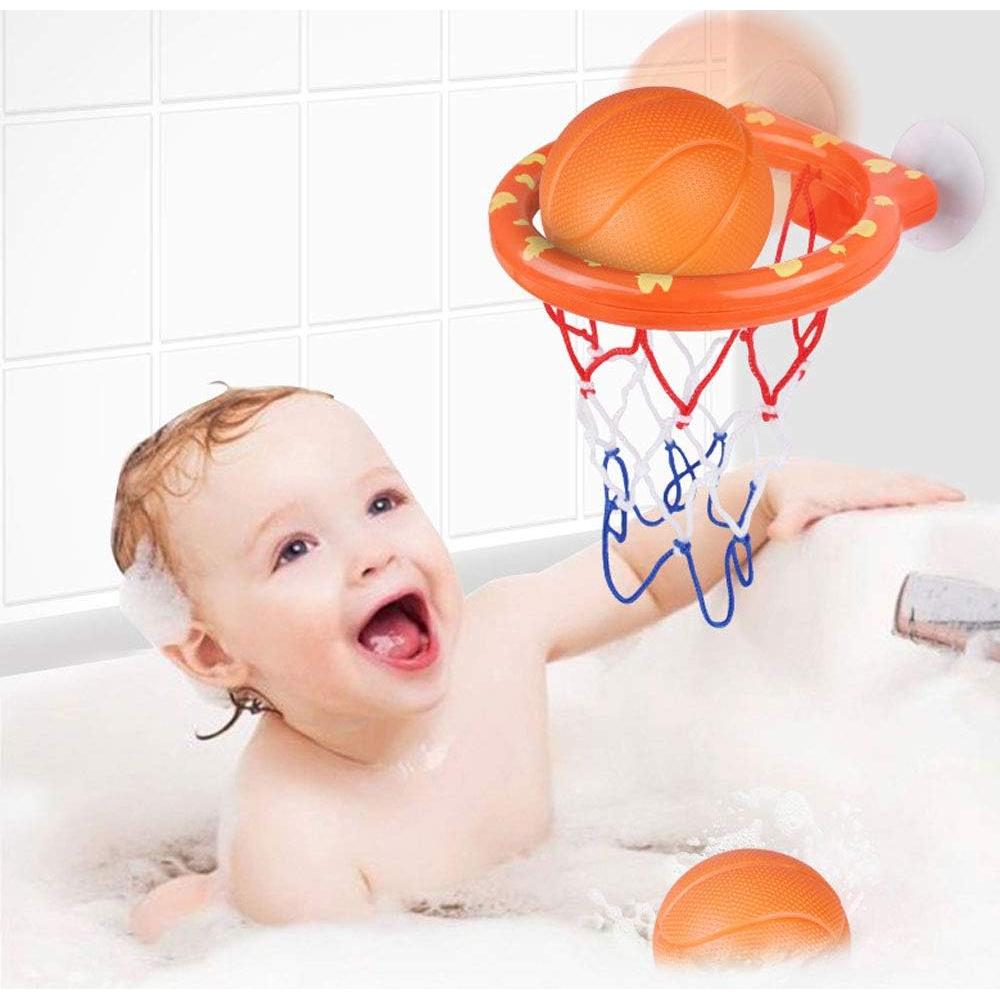 Aro de Baloncesto para Baño KISEER - 2 Paquetes con 6 Pelotas