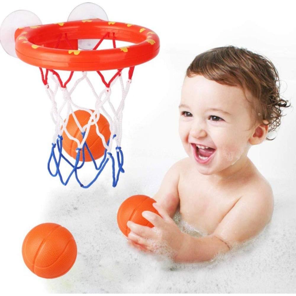 Aro de Baloncesto para Baño KISEER - 2 Paquetes con 6 Pelotas