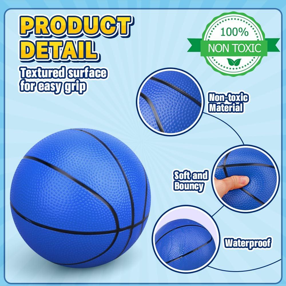 Balón de Baloncesto LNCOJOLM 24.9 cm PVC para Niños y Adultos