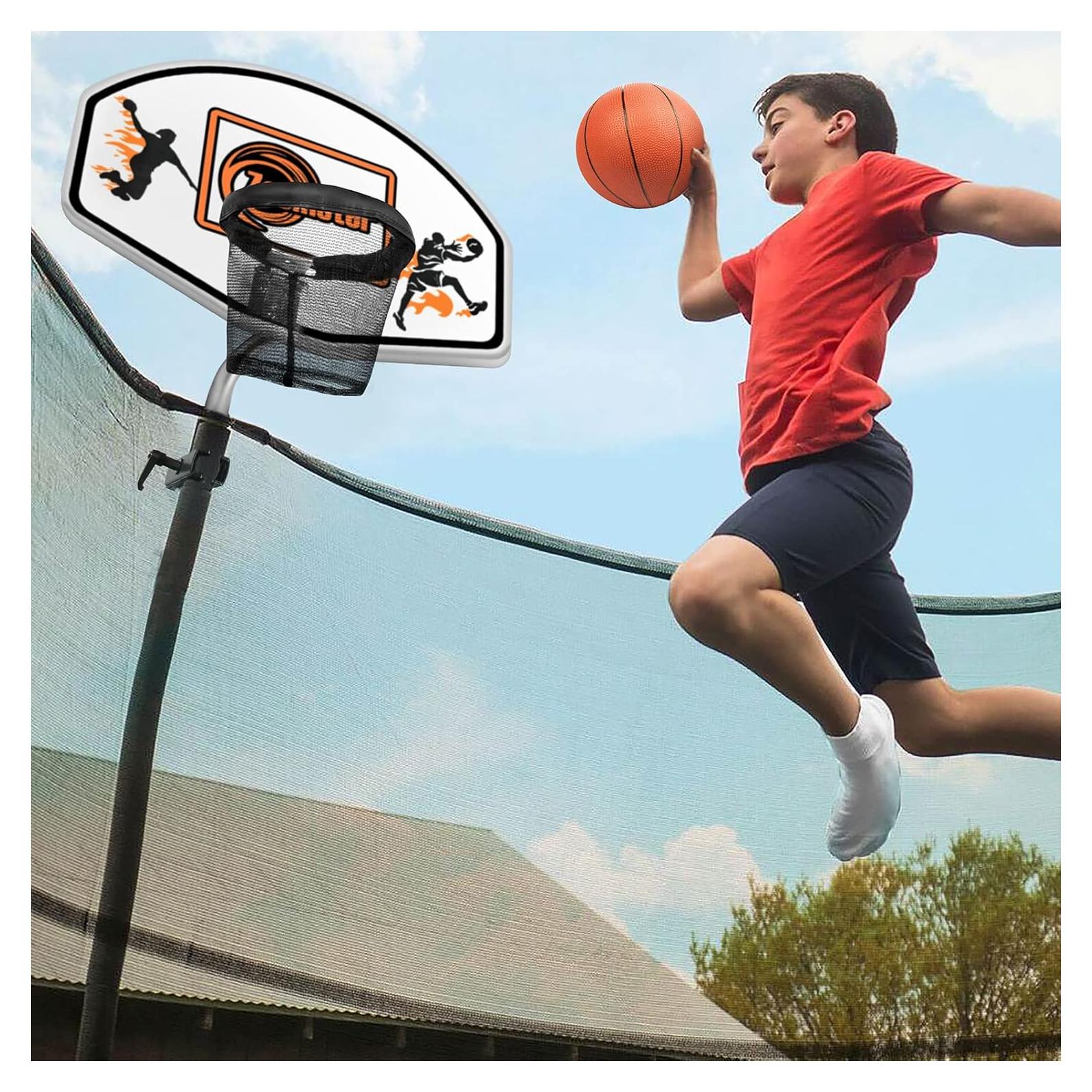 Aro de Baloncesto para Trampolín Zoomster 61x40.6cm Fácil Instalación