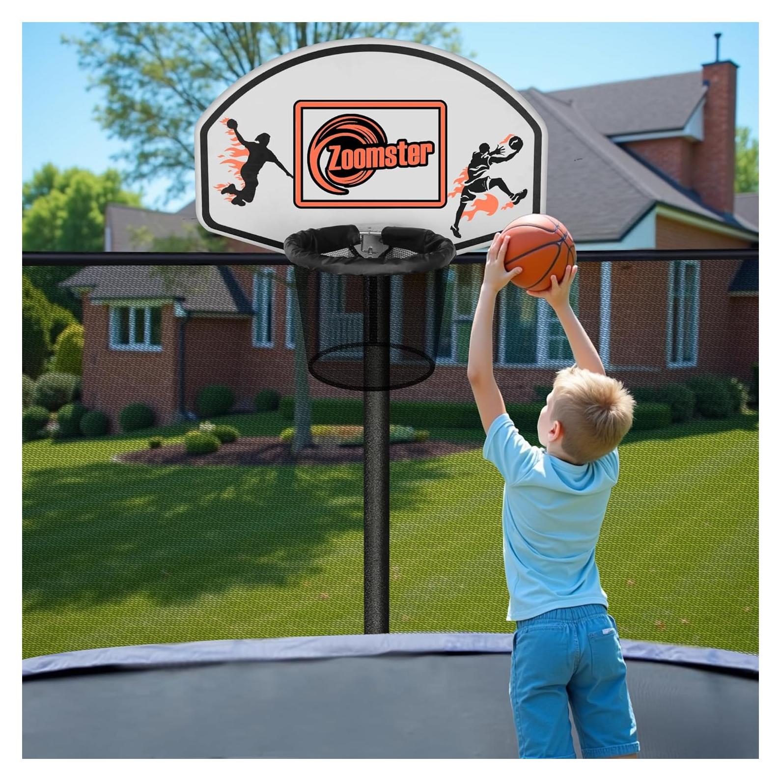 Aro de Baloncesto para Trampolín Zoomster - Fácil Instalación