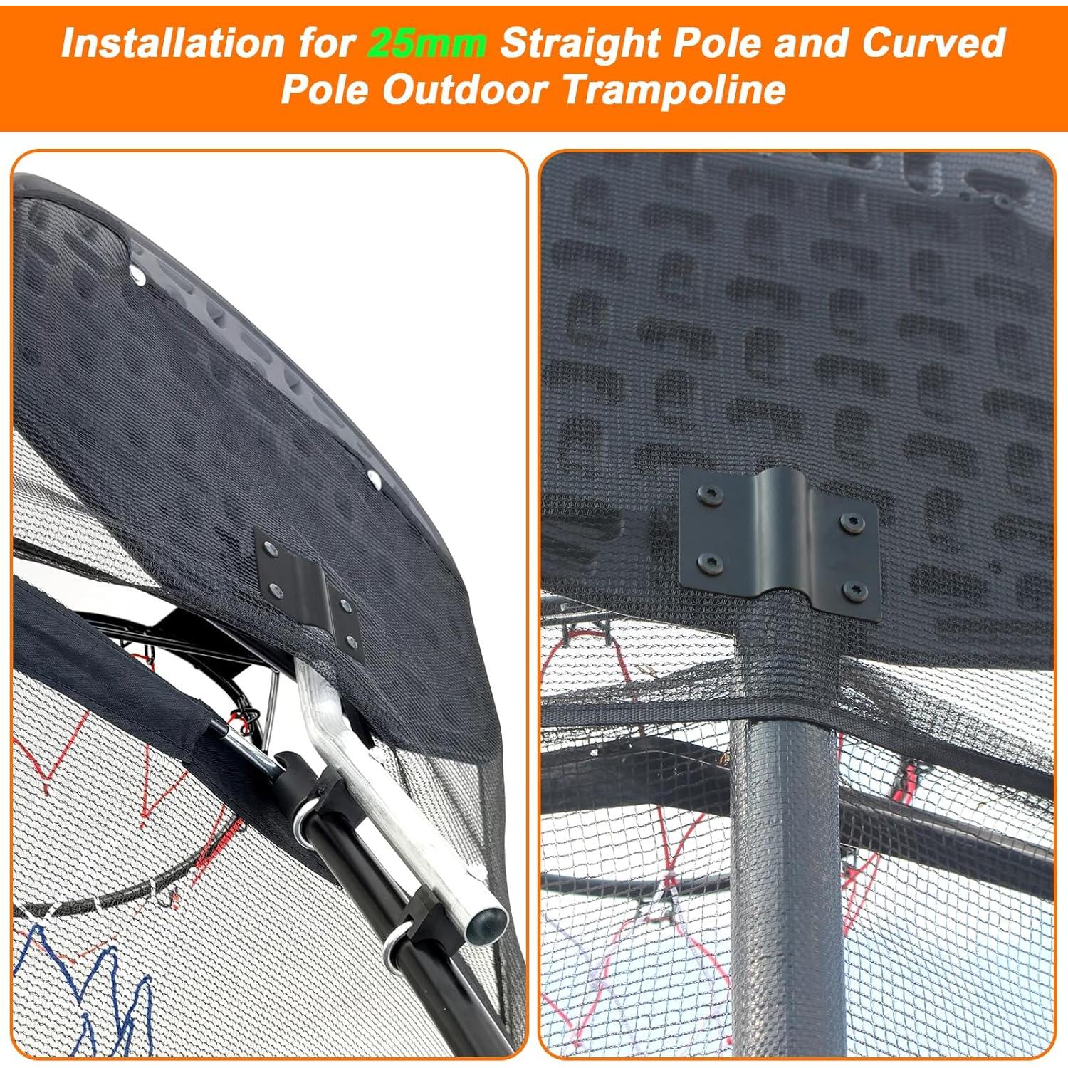 Aro de Baloncesto para Trampolín Fuliuna con Red Protectora