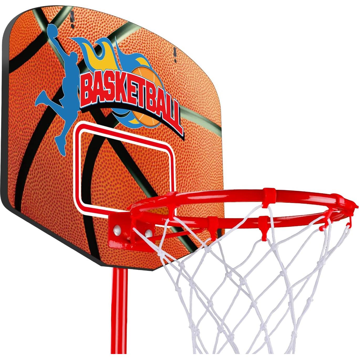 Aro de Baloncesto Ajustable AugToy 1.15 m a 1.88 m para Niños