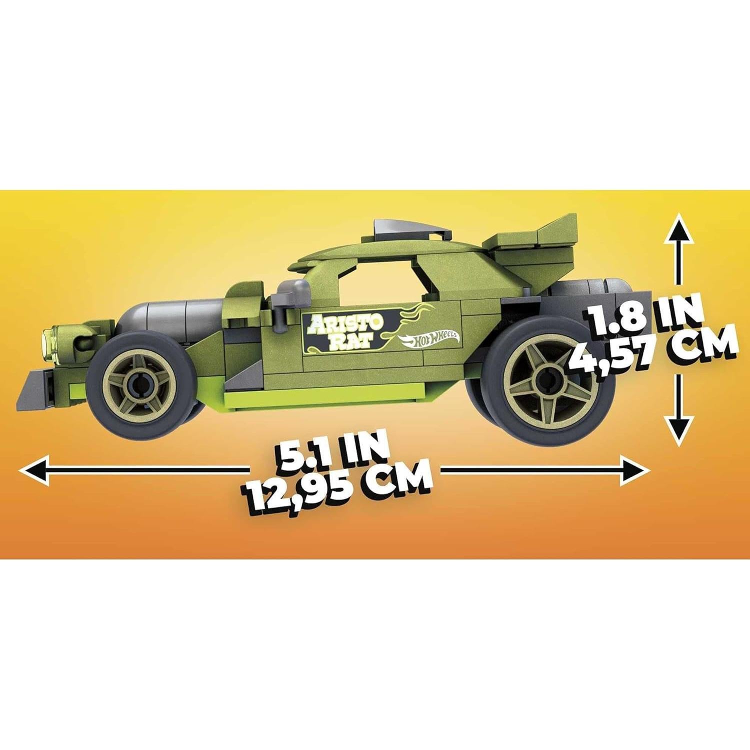 Juego de Construcción Hot Wheels Aristo Rat 93 Piezas