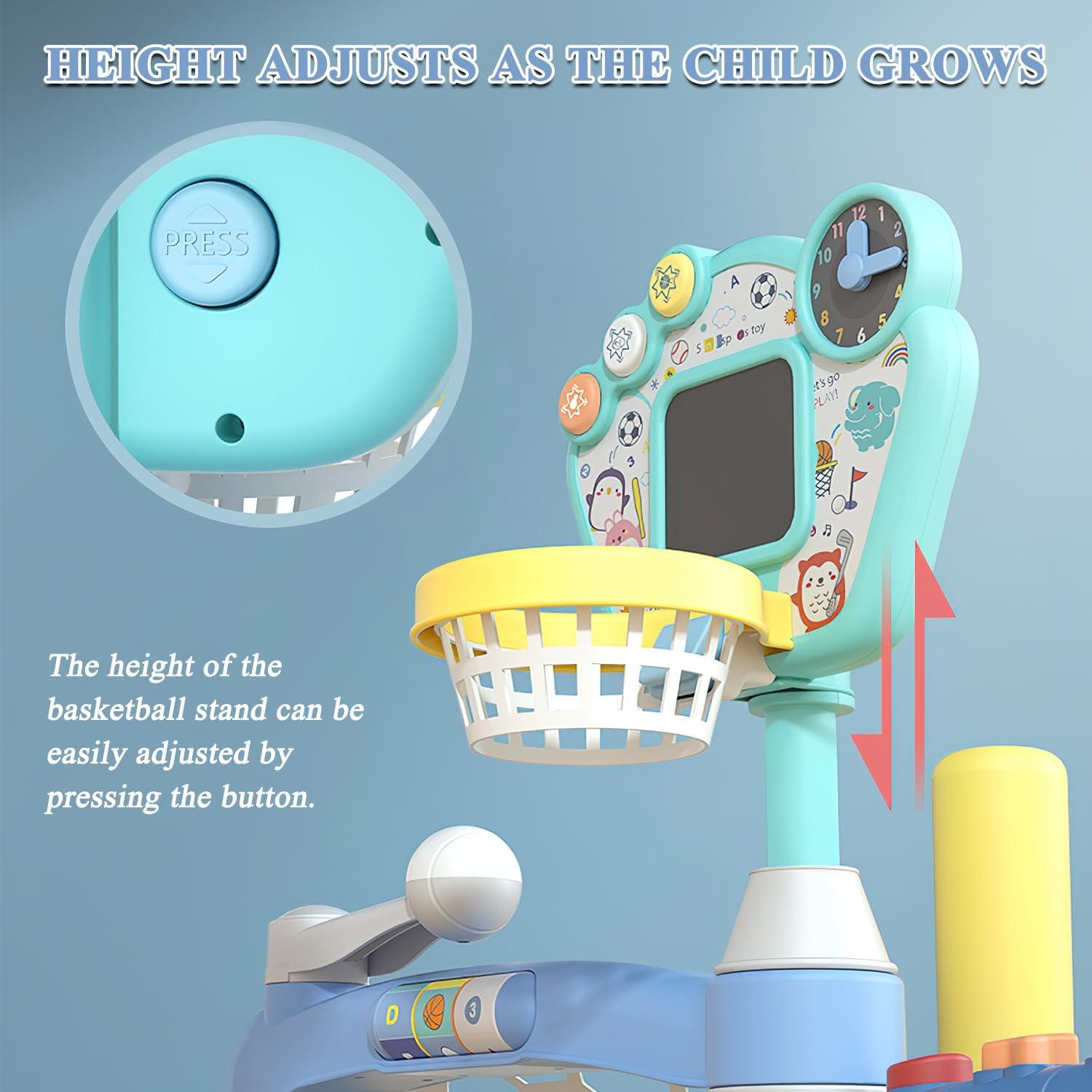 Aro de Baloncesto Ajustable Losbenco para Niños 5 en 1