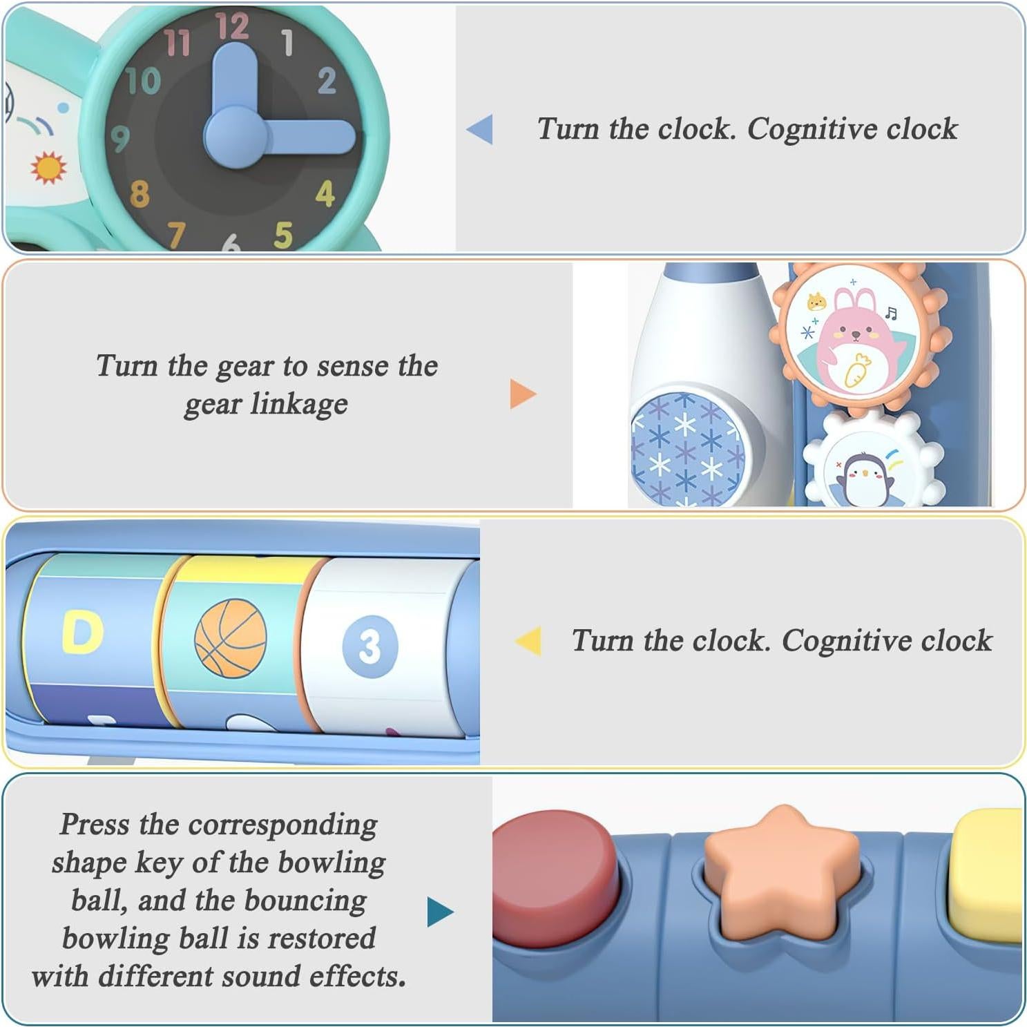 Aro de Baloncesto Ajustable Losbenco para Niños 5 en 1