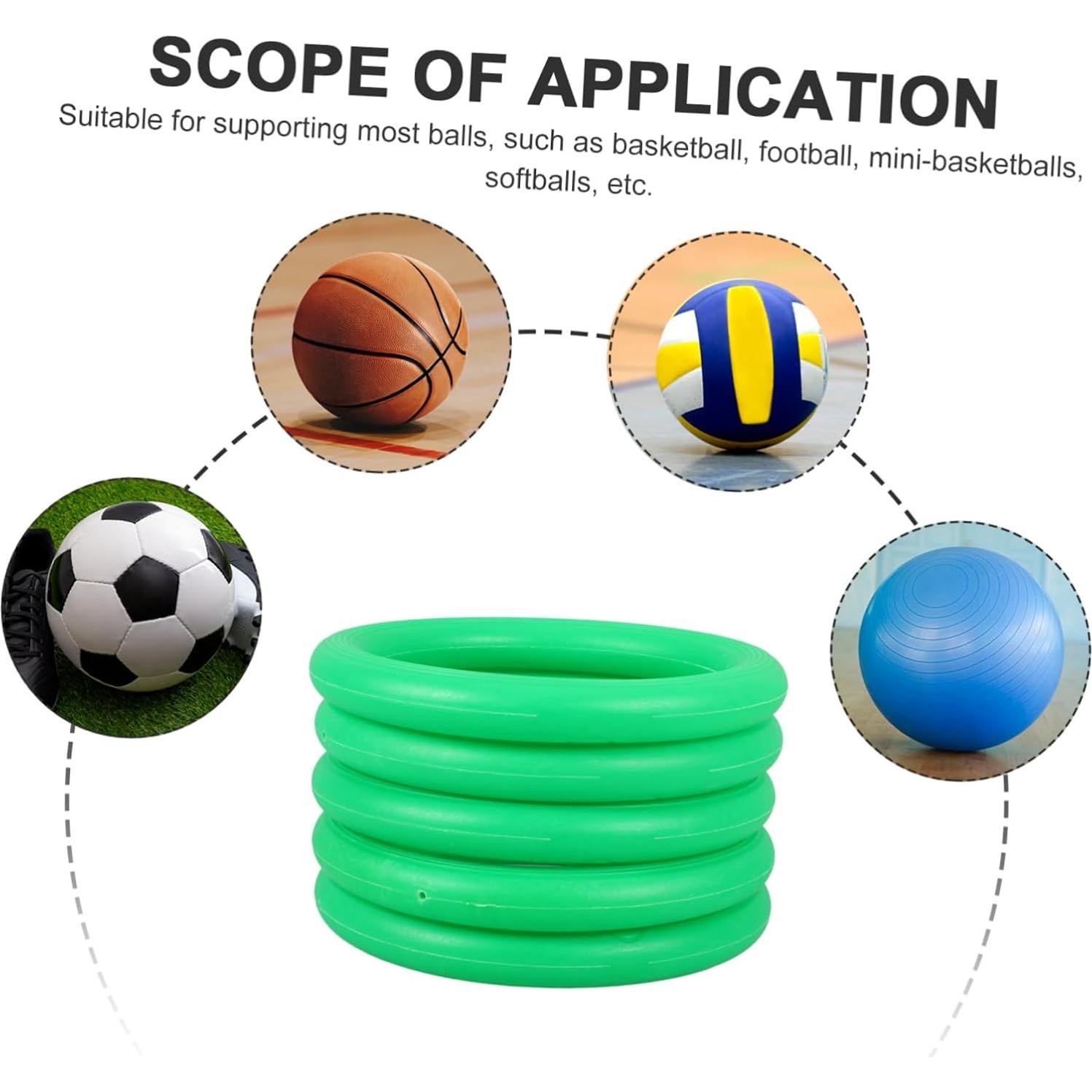 5 Anillos de Fijación para Pelotas SKISUNO - Soporte Baloncesto