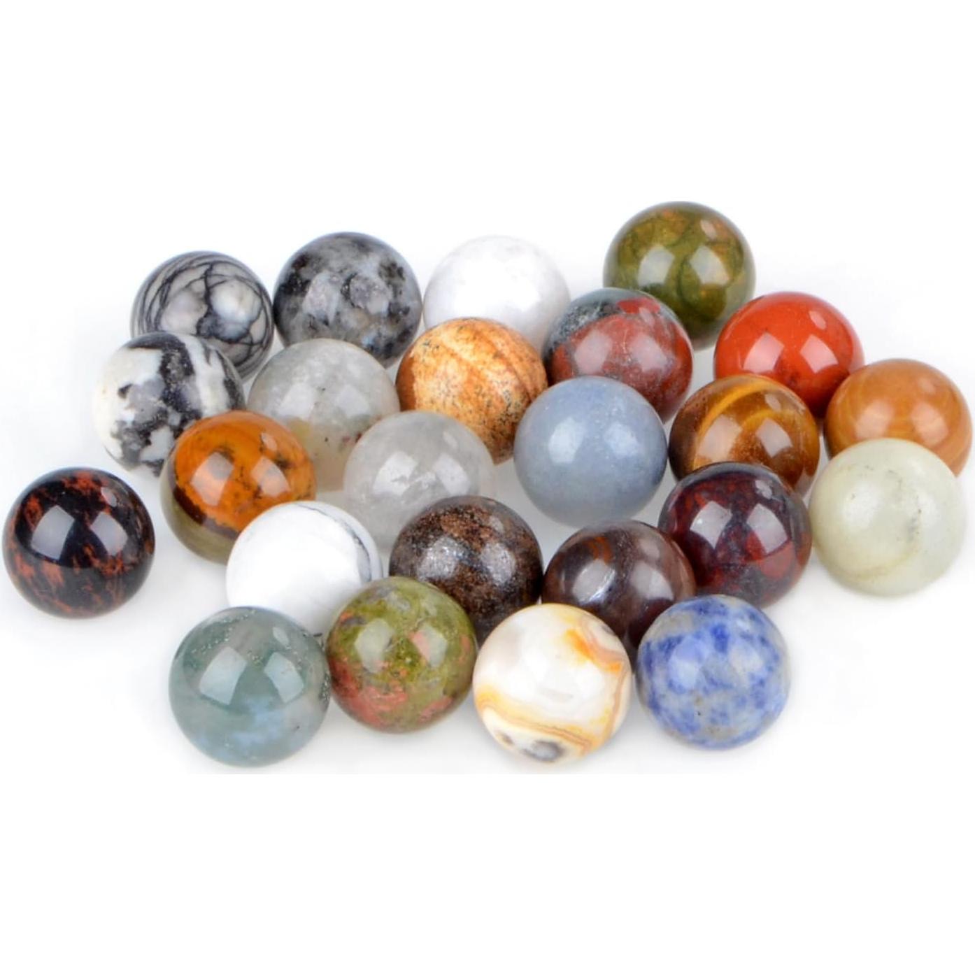 Esferas de Piedra Preciosa Natural LPBeads 16mm 20pcs