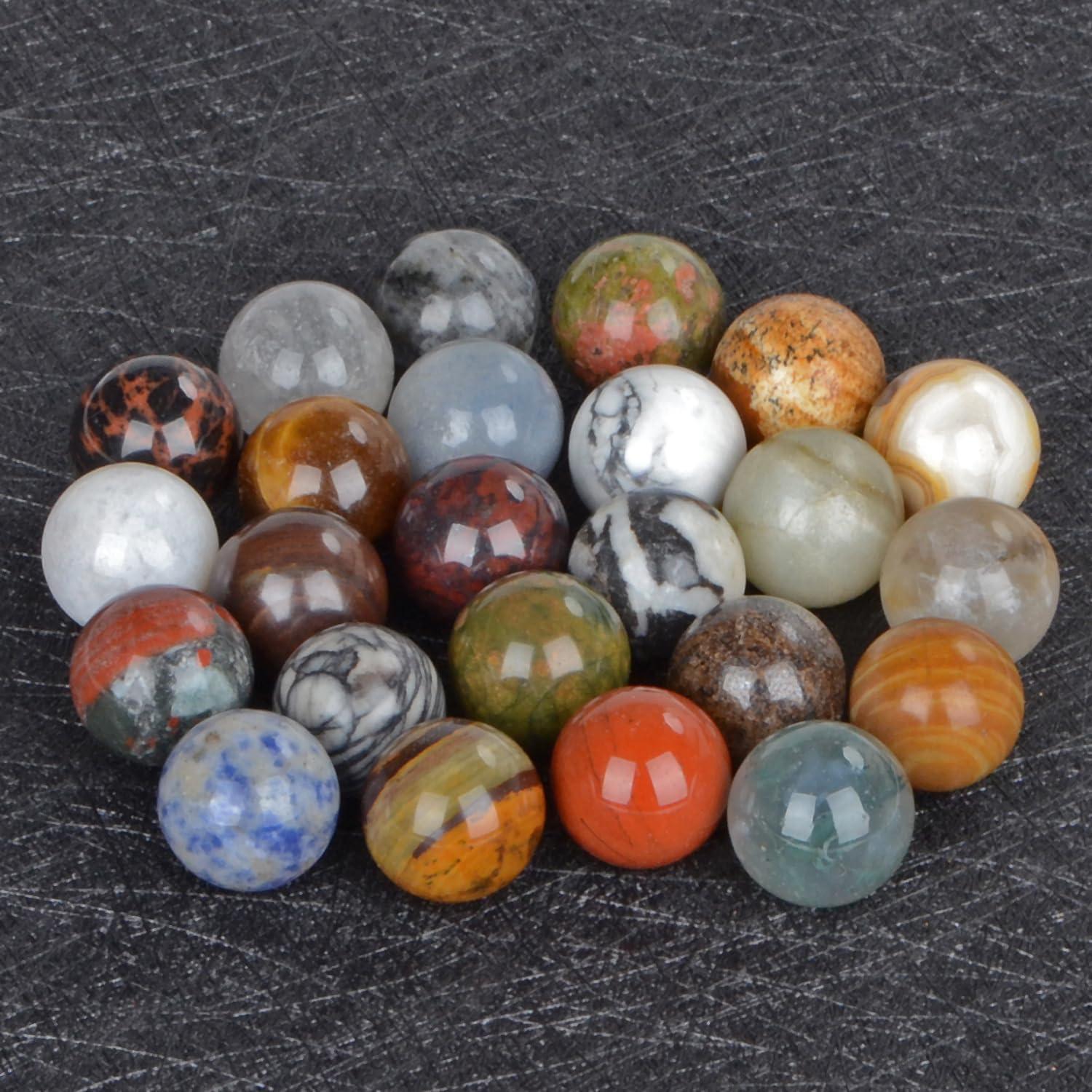 Esferas de Piedra Preciosa Natural LPBeads 16mm 20pcs