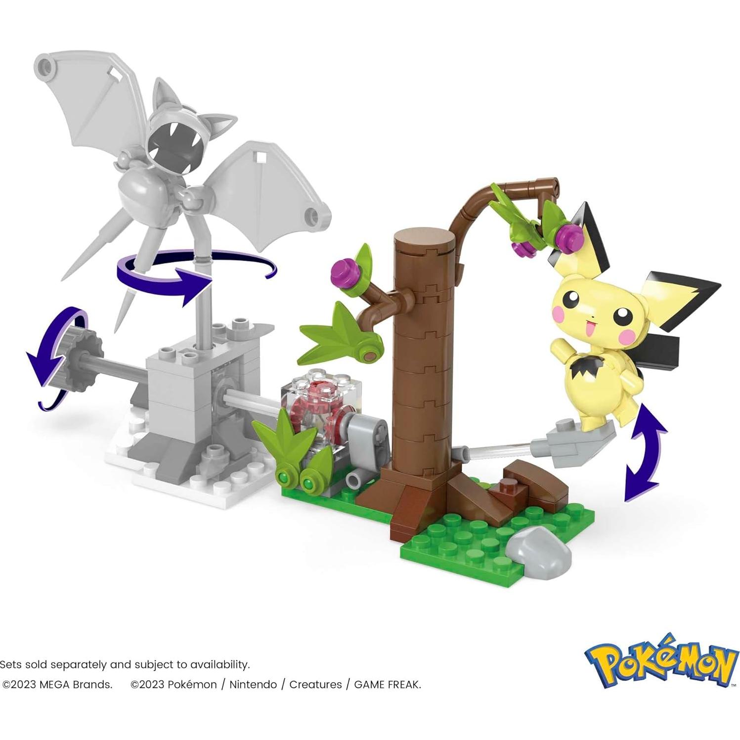 Set de Construcción Pokémon Mattel Pichu 84 Piezas