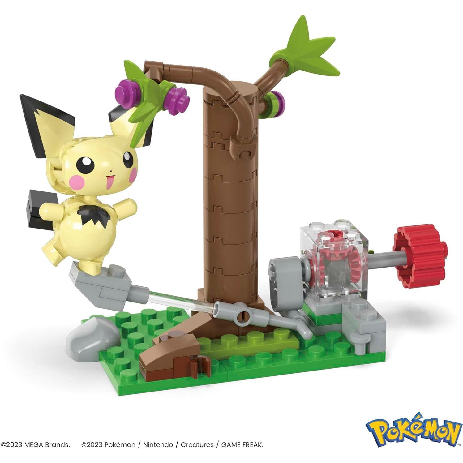 Set de Construcción Pokémon Mattel Pichu 84 Piezas