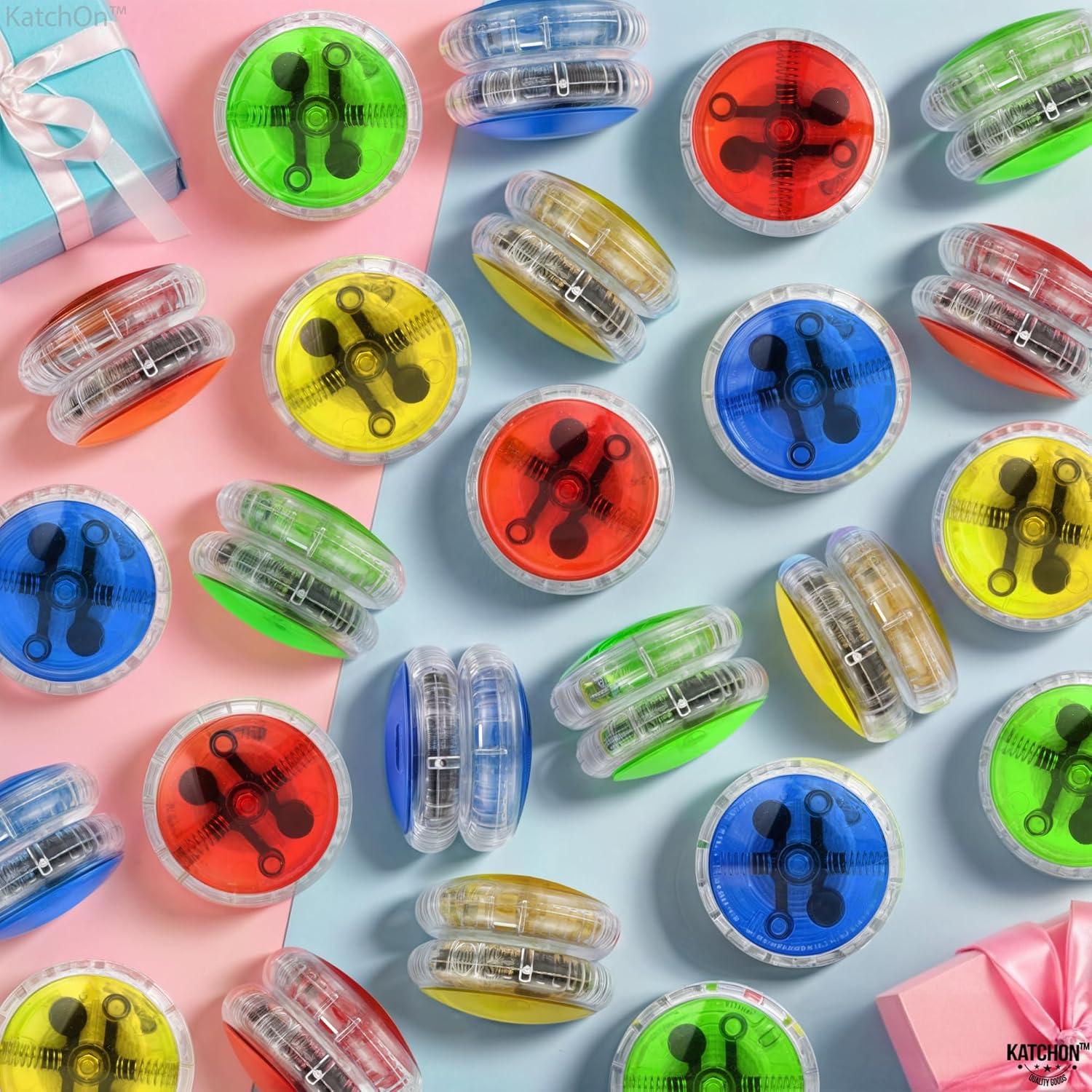 Yoyos Iluminados KatchOn - Paquete de 24 para Fiestas