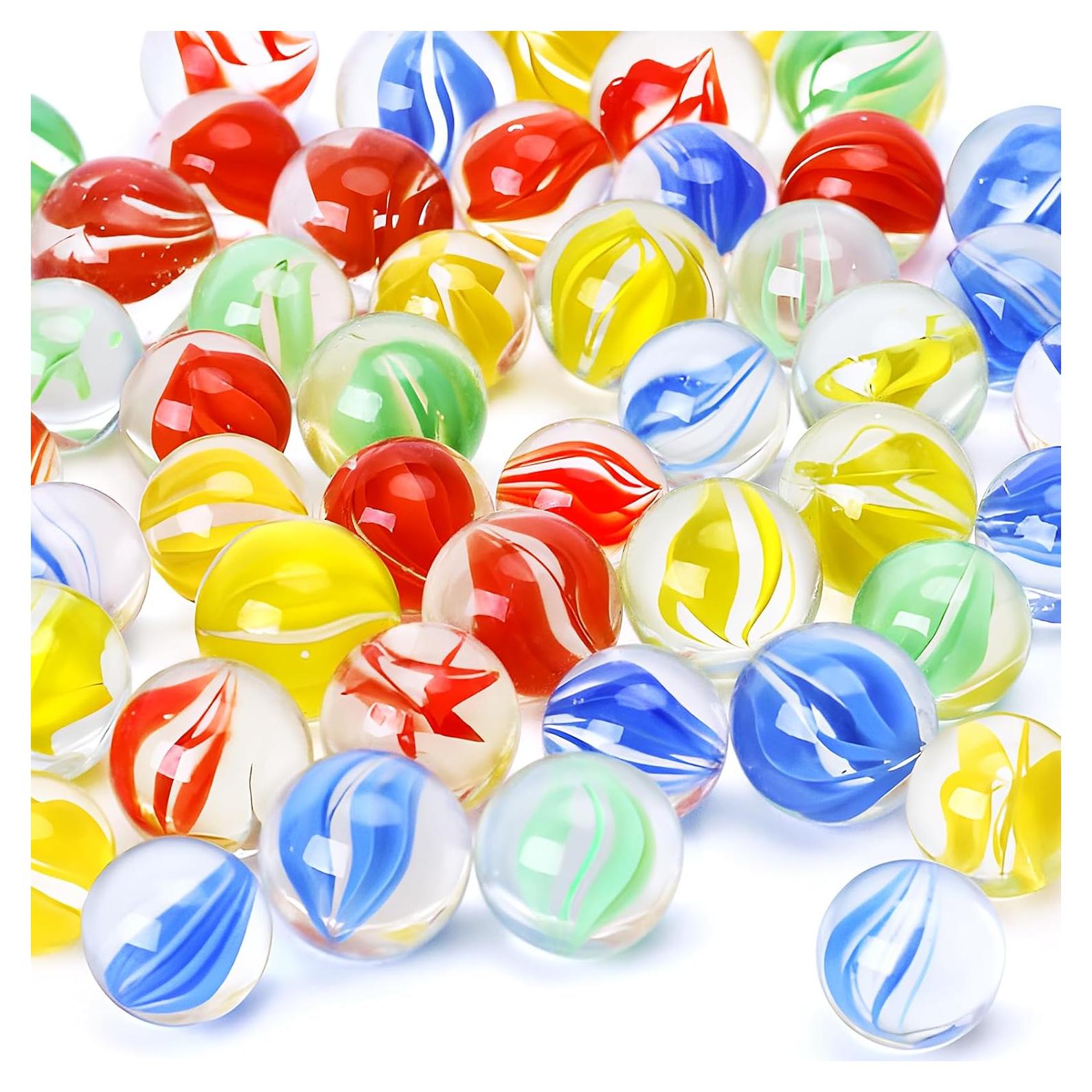 Canicas de Vidrio 100PCS LOVESTOWN para Juegos y Decoración