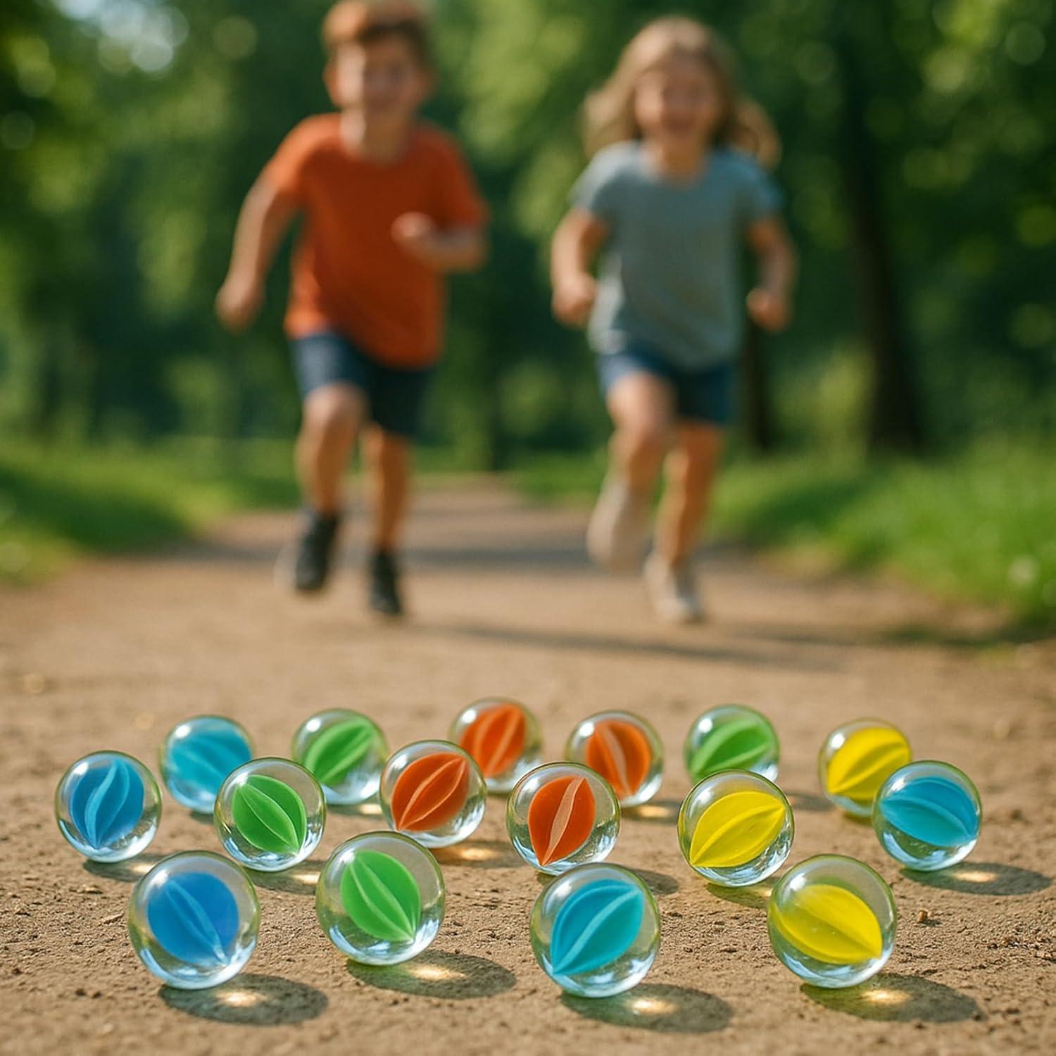 Canicas de Vidrio 100PCS LOVESTOWN para Juegos y Decoración