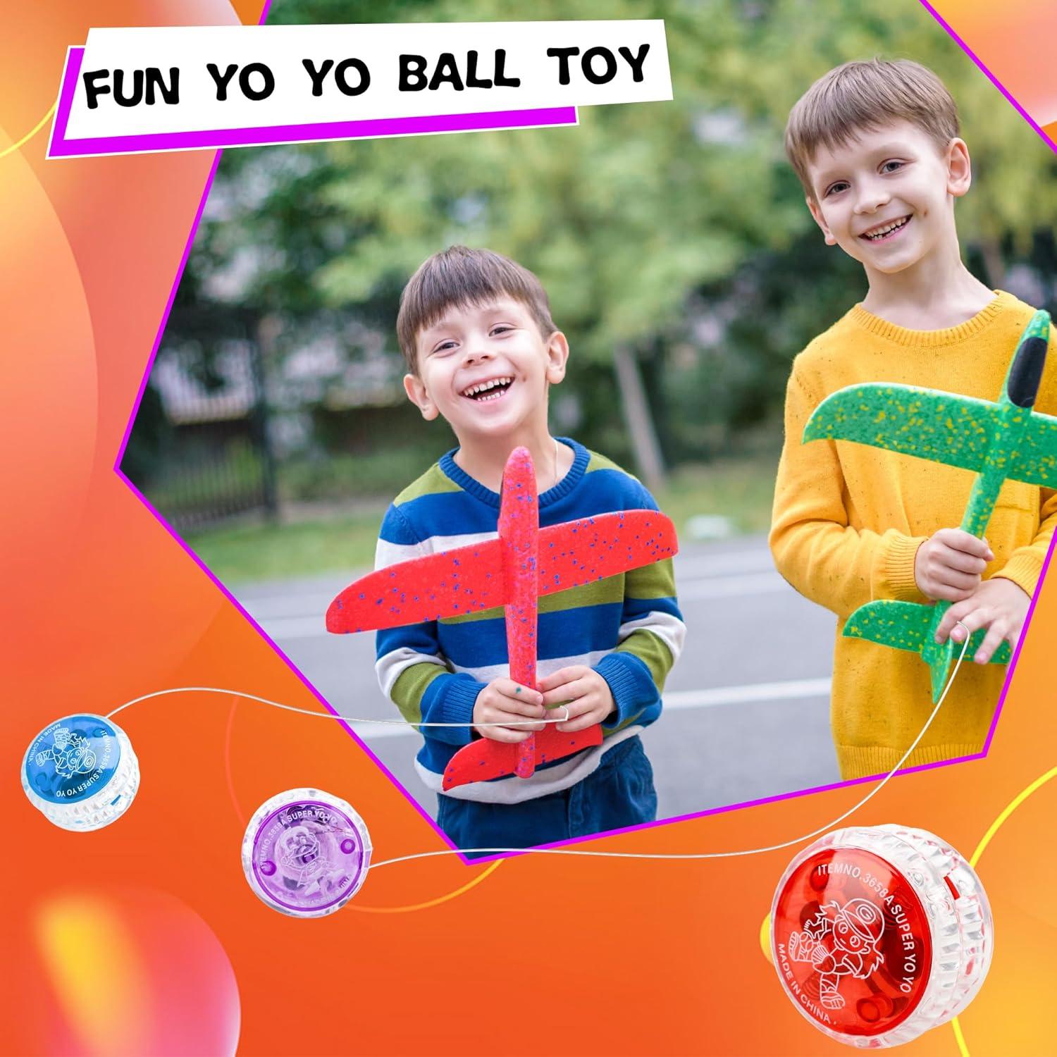 55 Pelotas Yo Yo Iluminadas LED Octaday para Niños y Adultos