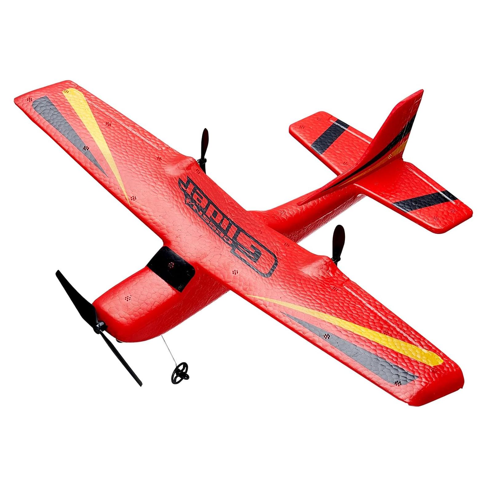 Avión RC VEVOR 2 Canales 2.4GHz con Estabilizador 6 Ejes