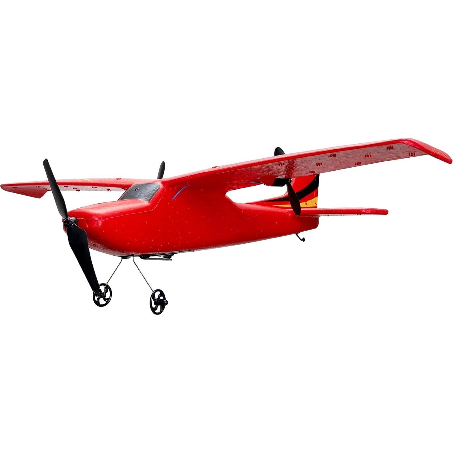 Avión RC VEVOR 2 Canales 2.4GHz con Estabilizador 6 Ejes