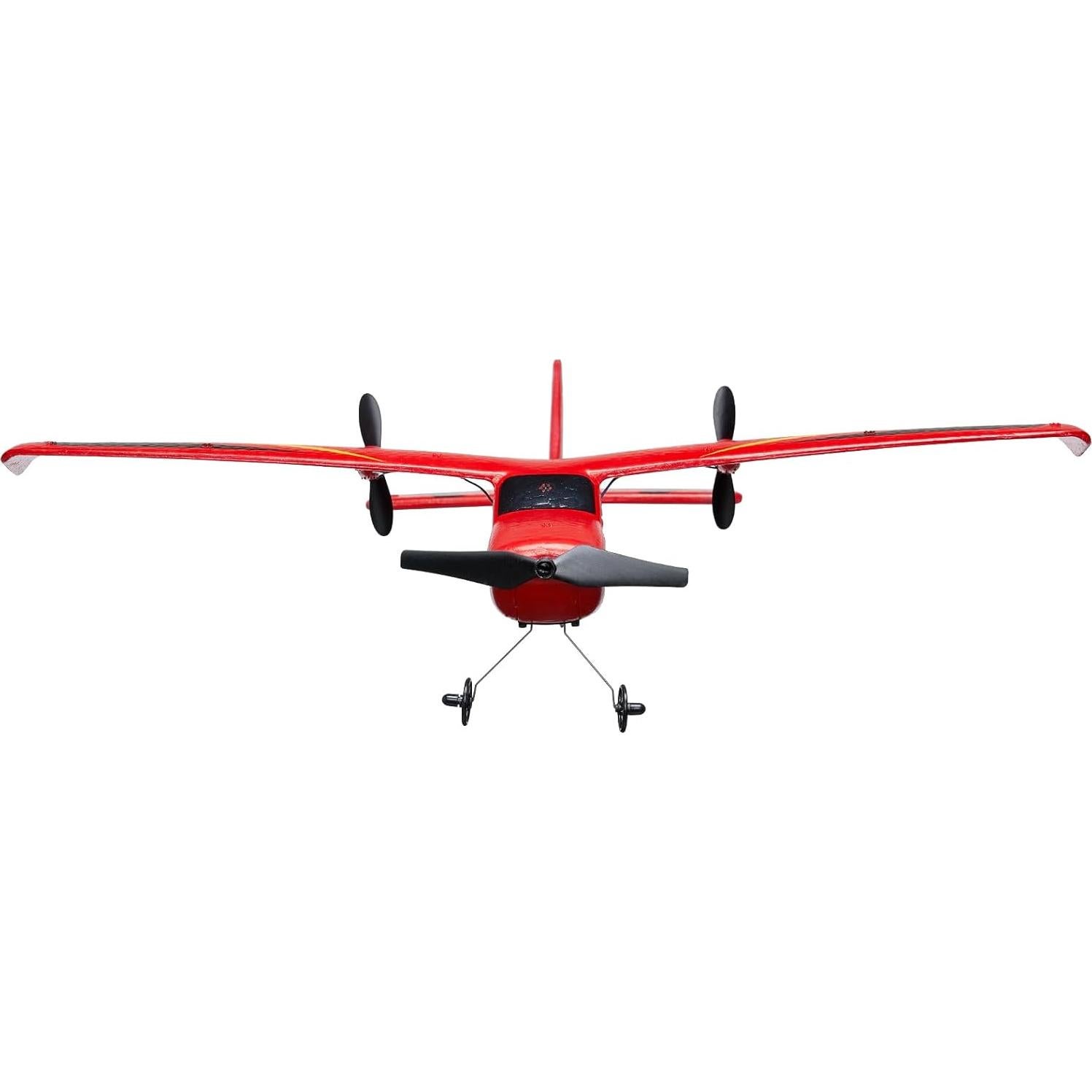 Avión RC VEVOR 2 Canales 2.4GHz con Estabilizador 6 Ejes