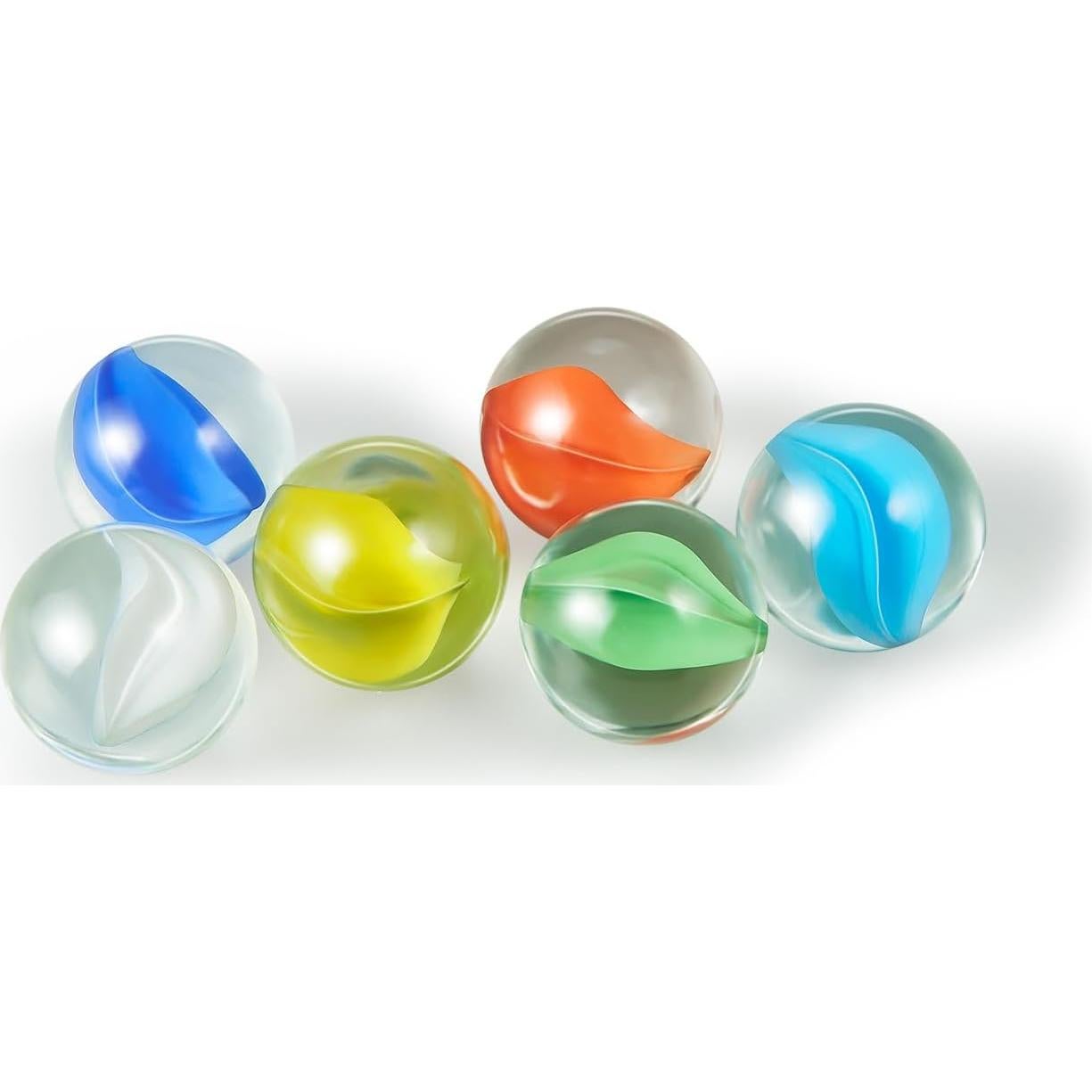 Canicas de vidrio VAMSLOVE 16mm - 72 piezas coloridas