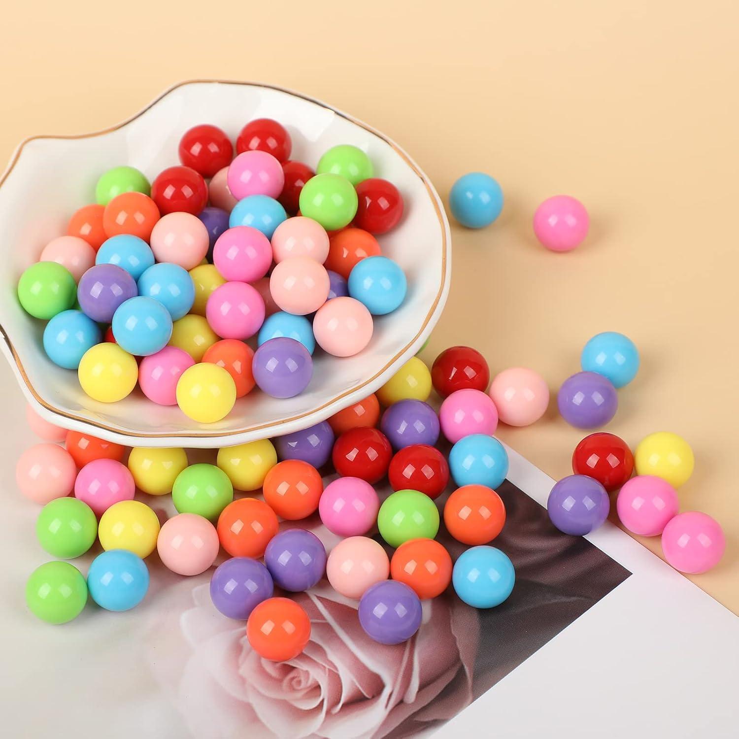 Bolas de Mármol Acrílicas Laviesto 12mm 96 Piezas Multicolores