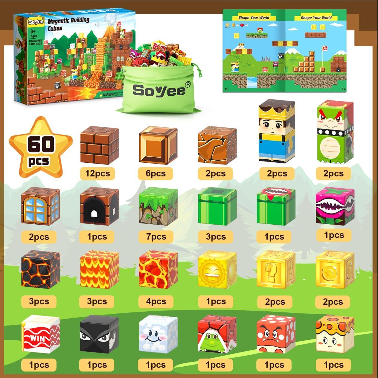 Bloques Magnéticos Soyee SOYEE-C Juguetes de Construcción 27x16cm