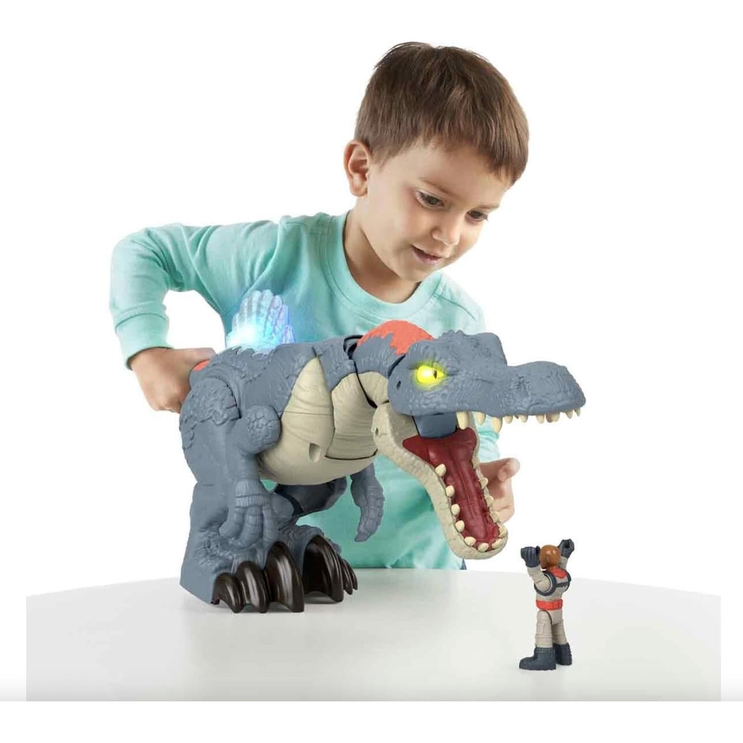 Dinosaurio Spinosaurus Ultra Snap Fisher-Price 19.81 cm