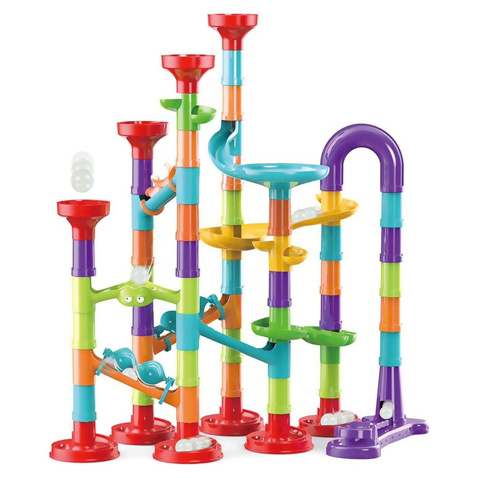 Bloques de Construcción Carrera de Canicas Juguete STEM 30 Canicas