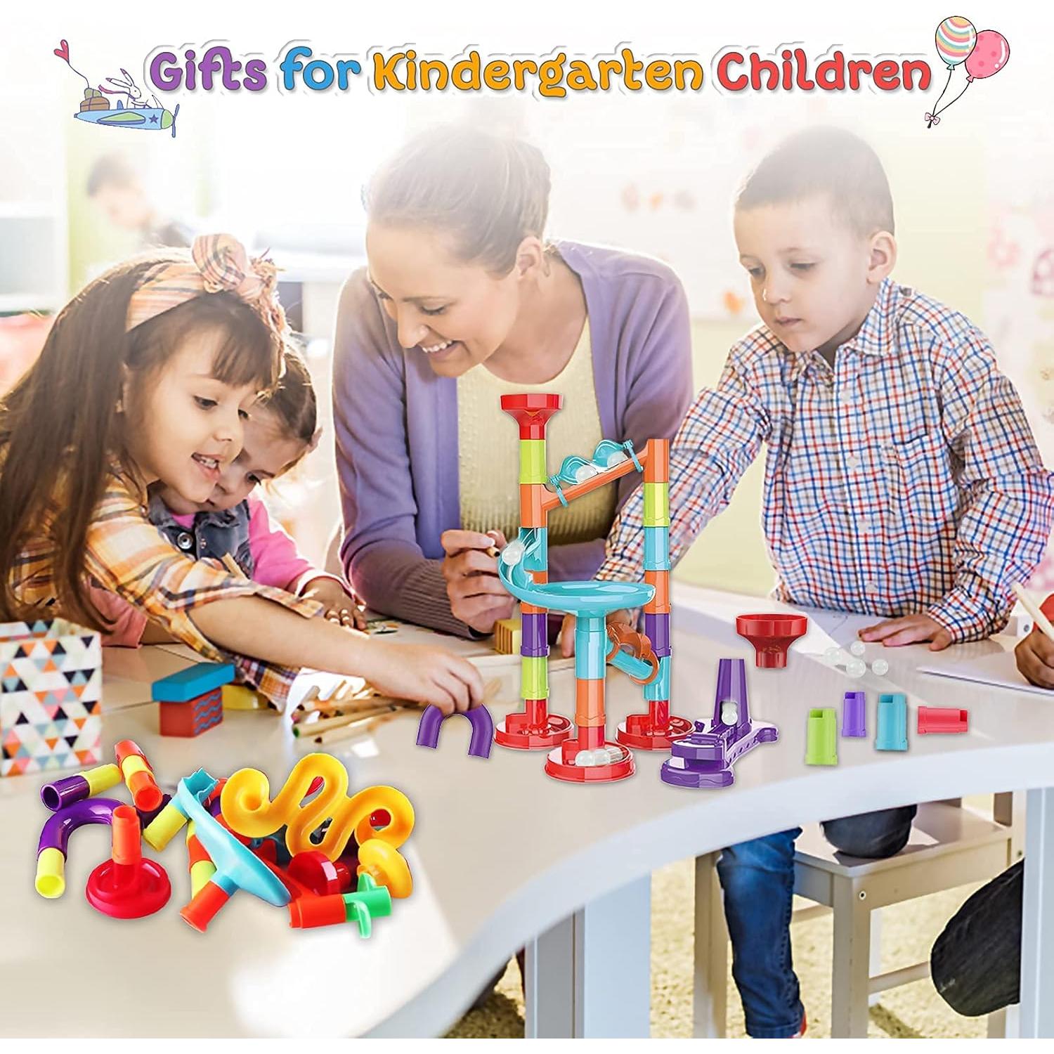 Bloques de Construcción Carrera de Canicas Juguete STEM 30 Canicas