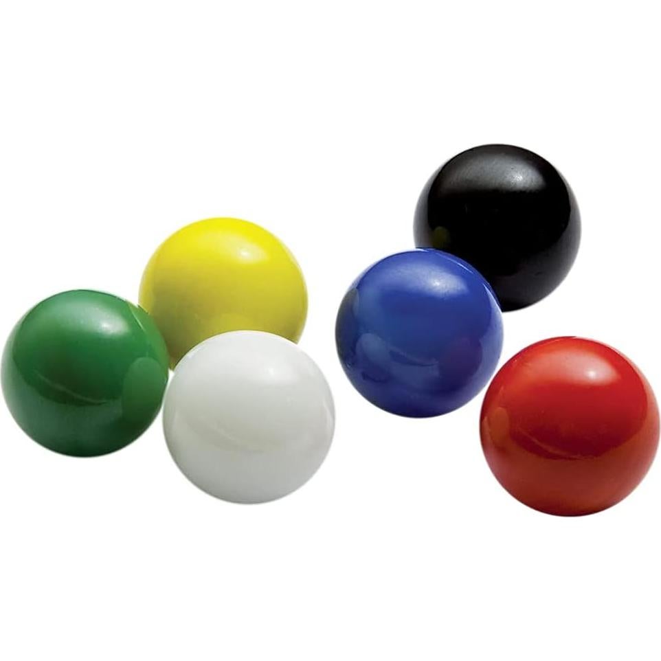 Juego de Canicas de Vidrio 14mm - 60 Piezas - Damas Chinas