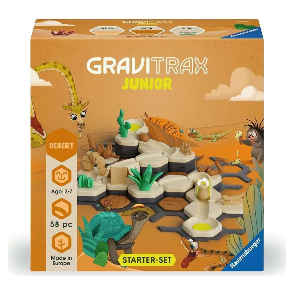Set de Inicio GraviTrax Junior Mi Desierto Ravensburger 58 Piezas