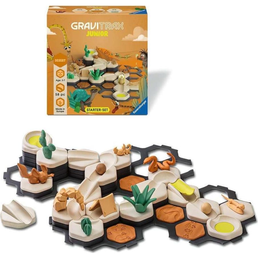 Set de Inicio GraviTrax Junior Mi Desierto Ravensburger 58 Piezas