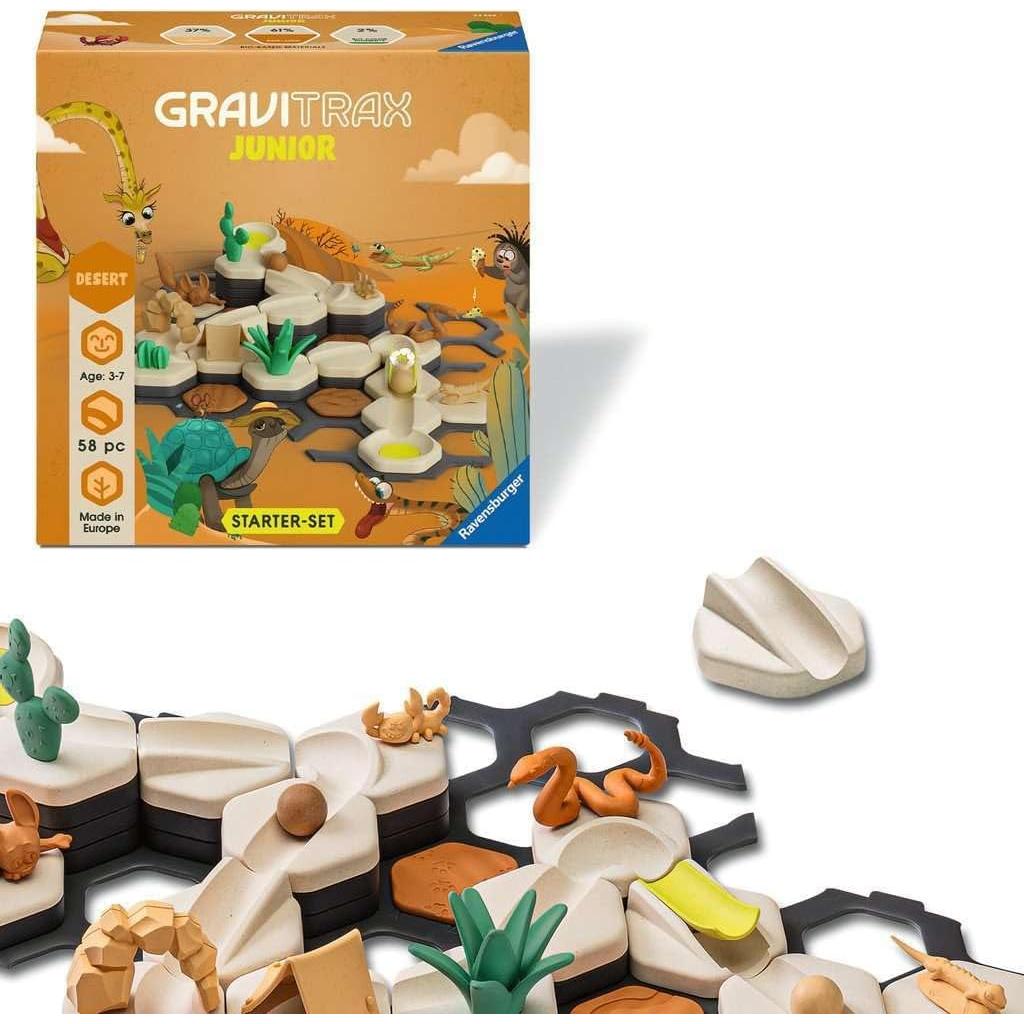 Set de Inicio GraviTrax Junior Mi Desierto Ravensburger 58 Piezas
