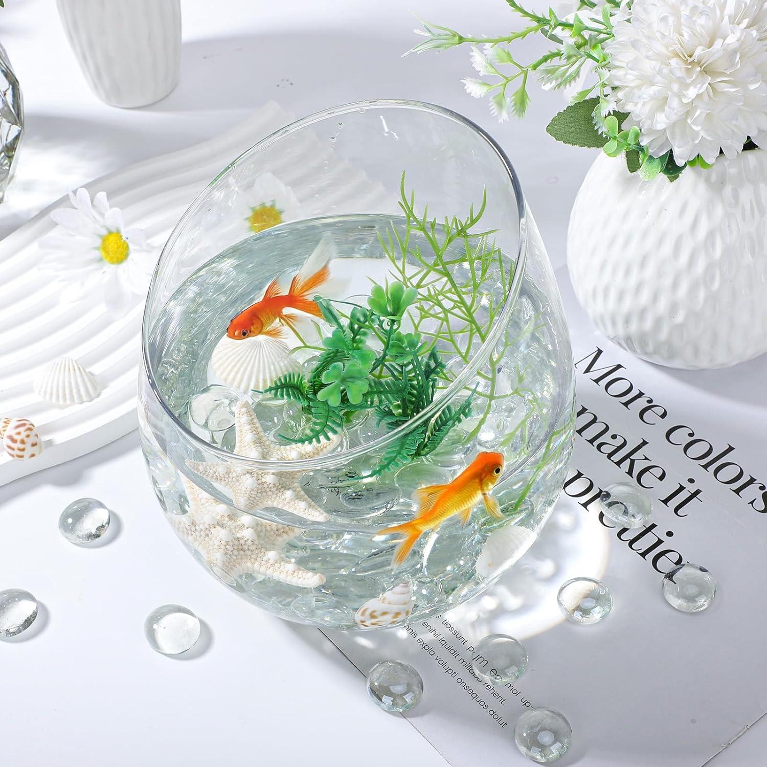 Canicas de Vidrio Planas Suream 0.45 kg Transparentes para Decoración