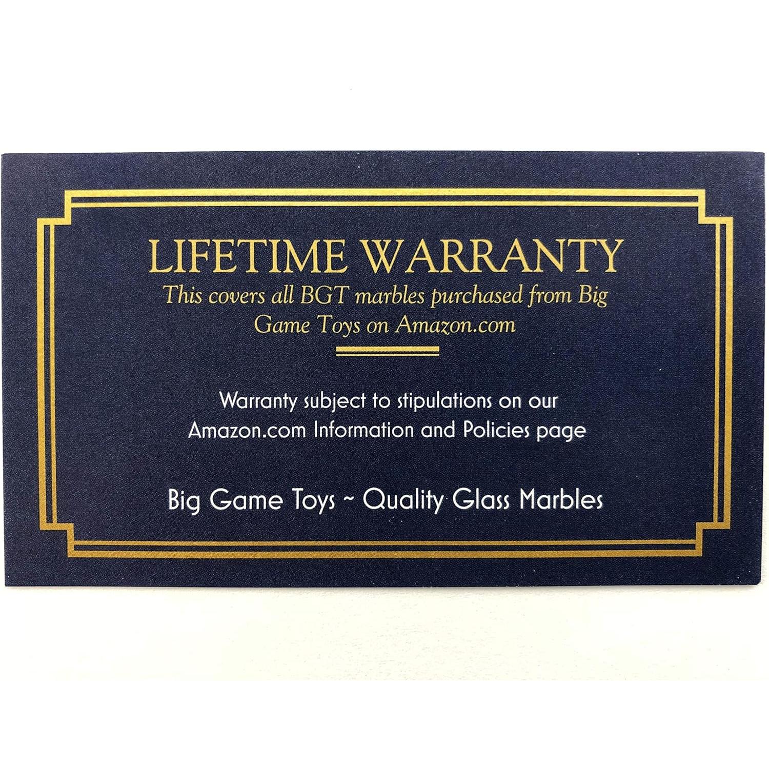 Juego de 2 canicas de vidrio BGT con burbujas 35 mm