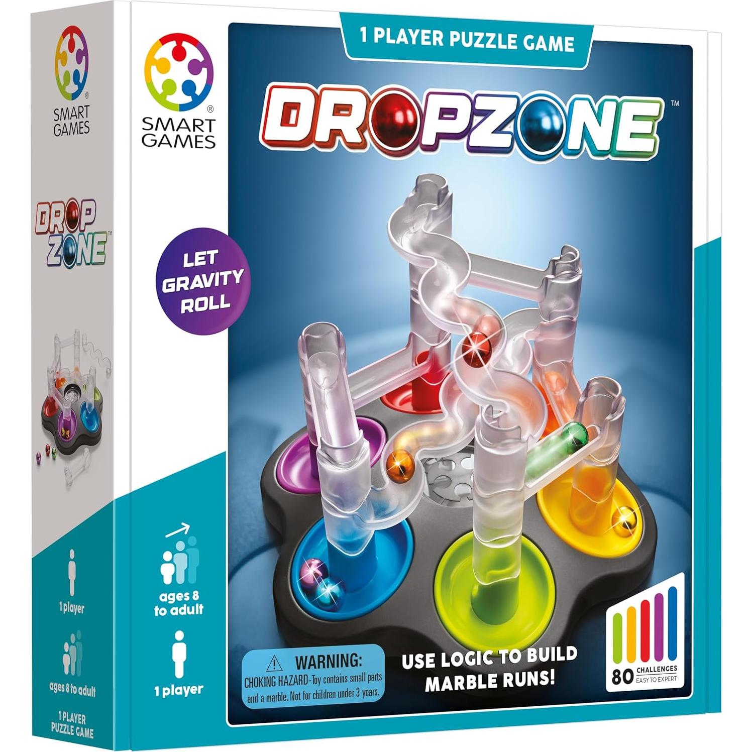 Juego de Lógica Drop Zone SmartGames - 80 Desafíos 3D