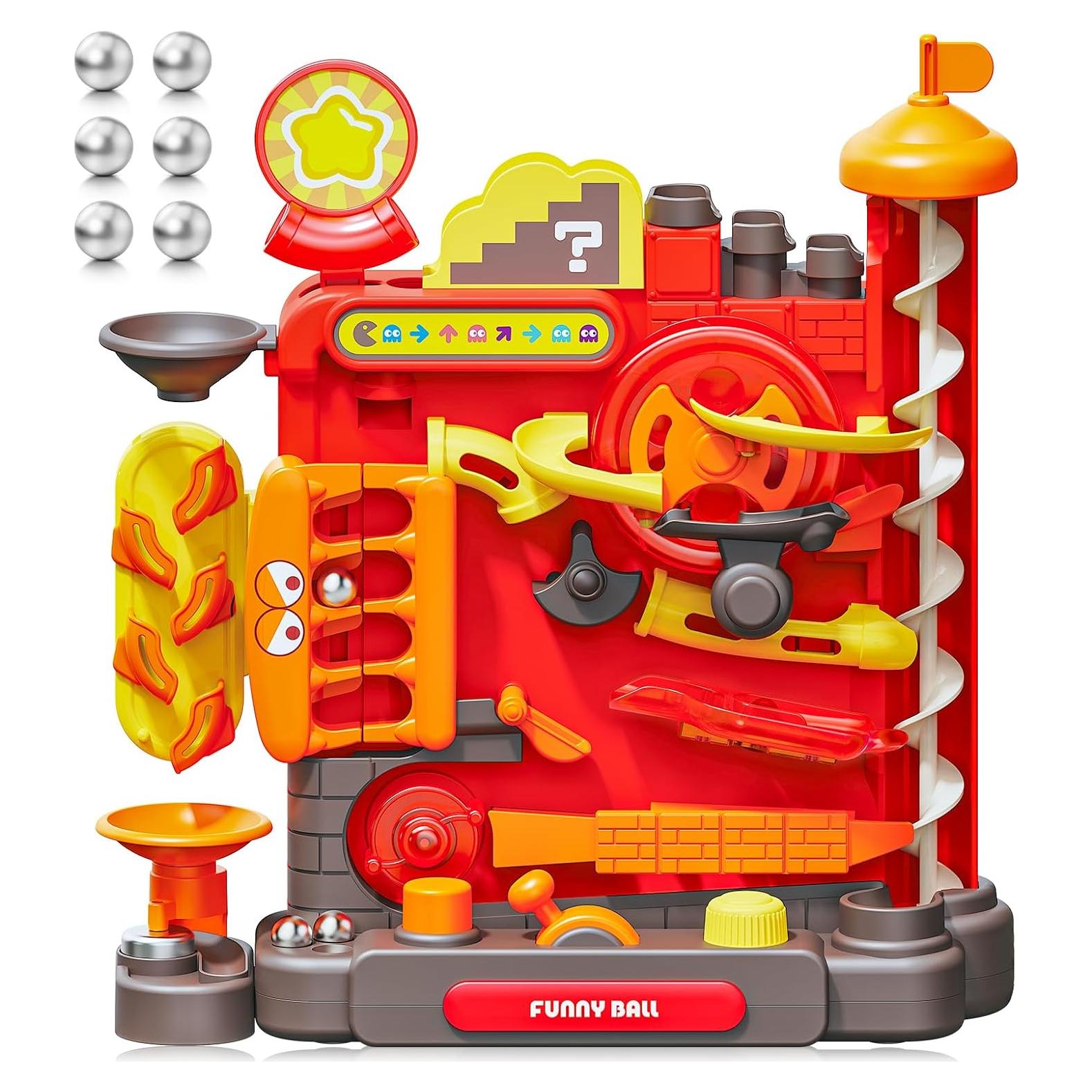 Laberinto de Mármol Pamexin 3 Palancas 7 Niveles 6 Bolas