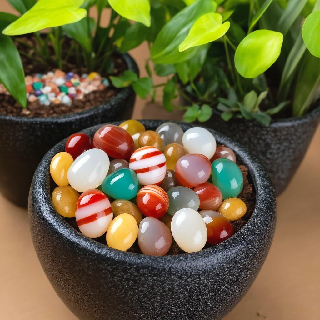 Piedras Decorativas Pulidas HONCASTD 1-3 cm para Jardín