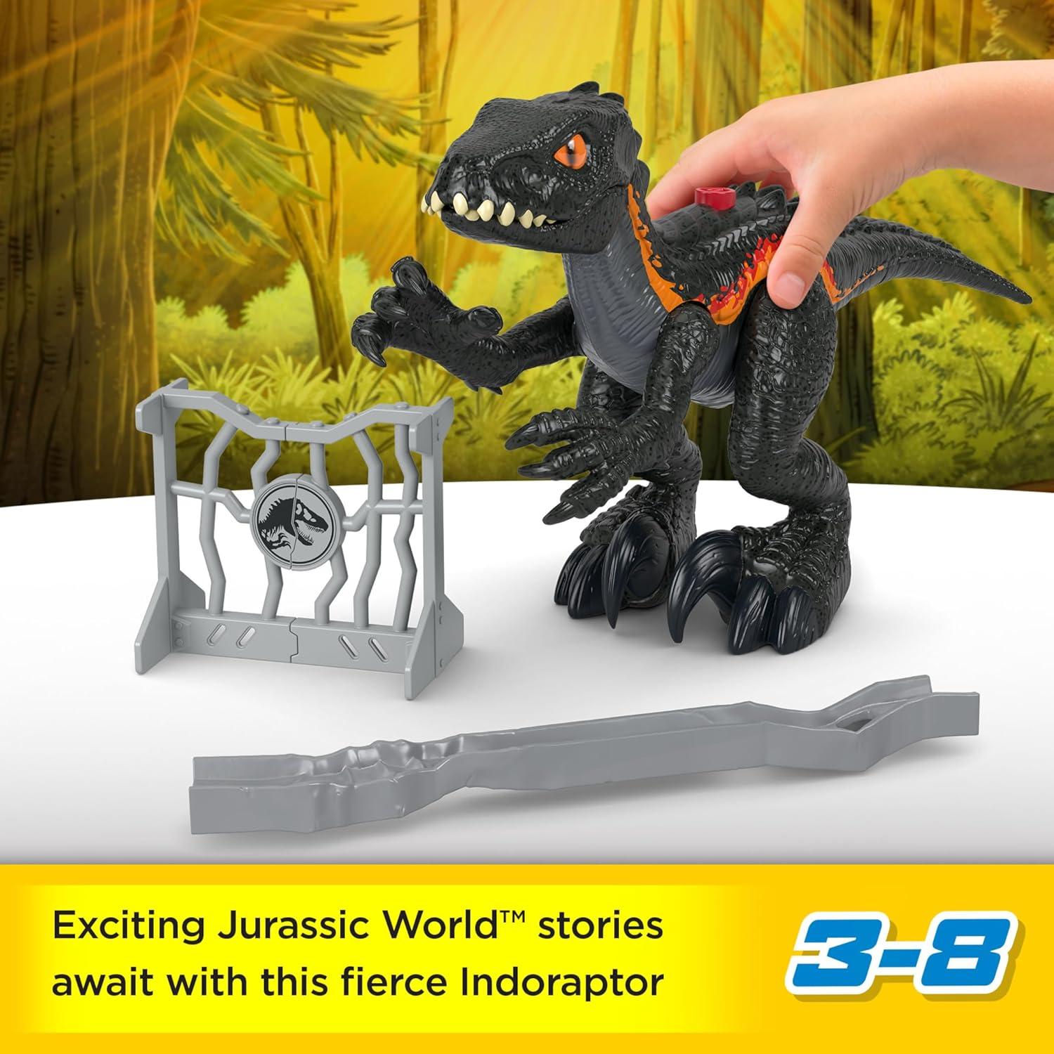 Juguete Dinosaurio Indoraptor Fisher-Price Imaginext 10cm