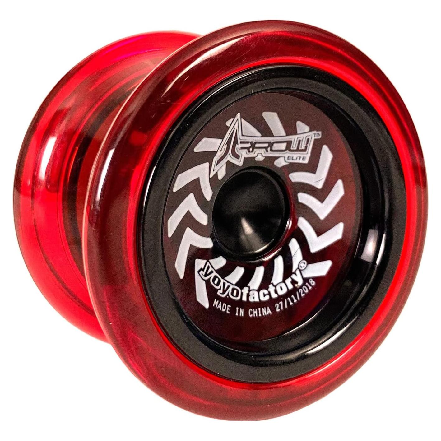 YoYo Arrow Rojo con Tapa Negra - Principiante - YoYoFactory