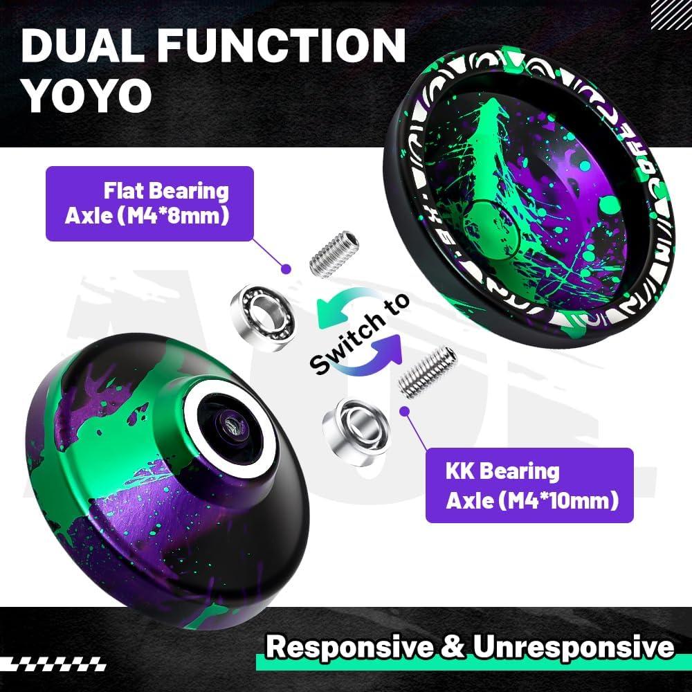 Yoyo Profesional Wabesmanis X6 Doble Función con Kit Completo