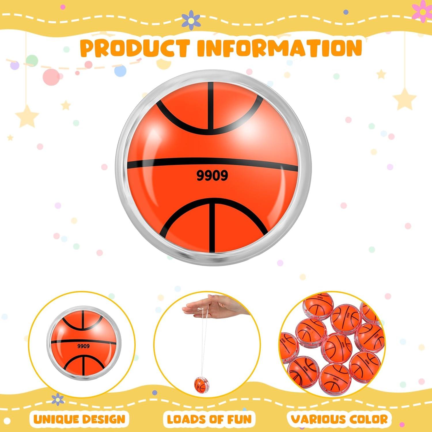 50 Yoyos de Baloncesto Liliful para Niños - Regalos de Cumpleaños