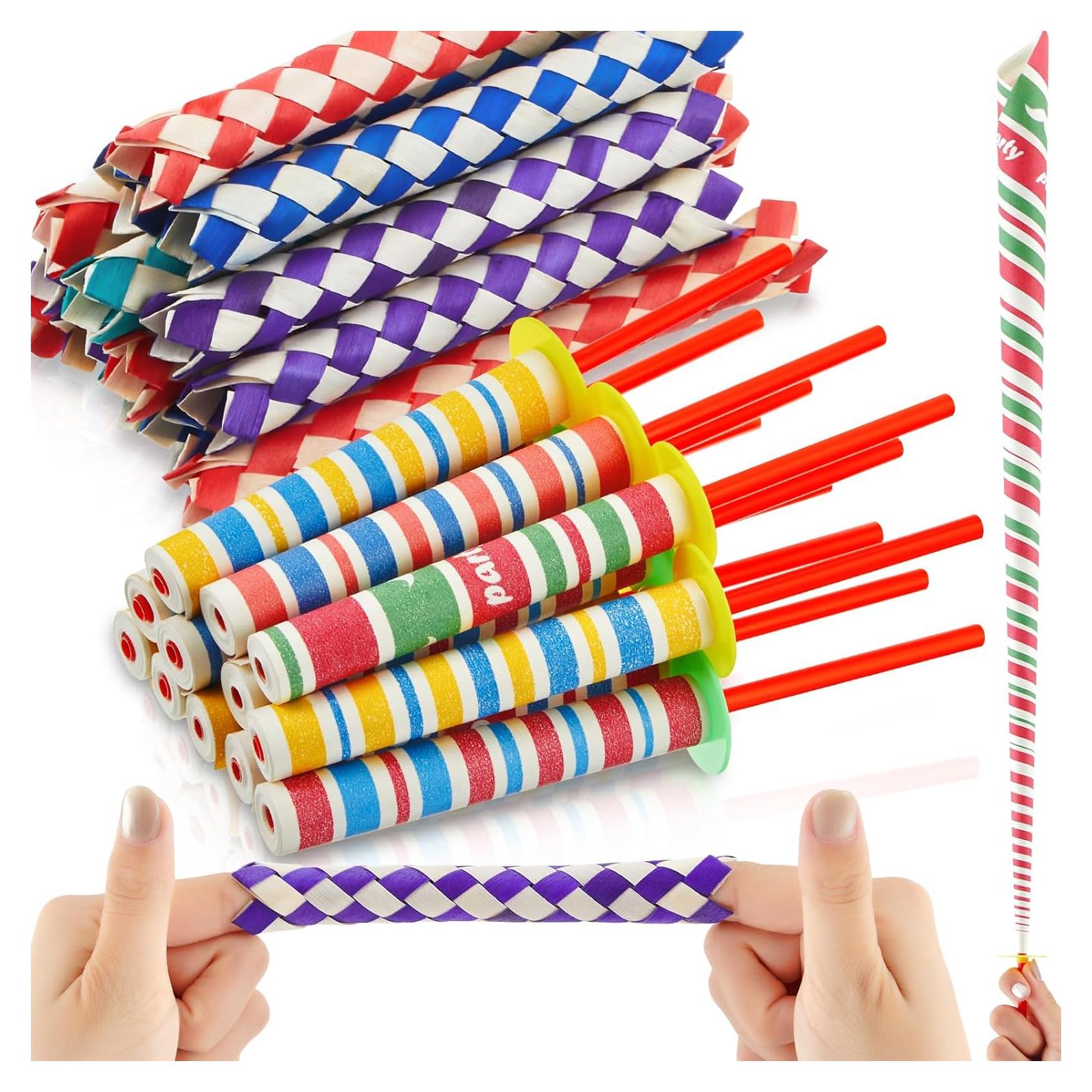 Set 50 Juguetes Chinos: 25 Trampas para Dedos y 25 Yoyos