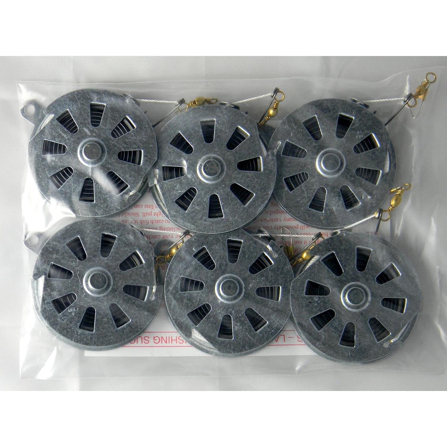 Carrete de Pesca Automático White's Auto Fisher - Paquete de 6