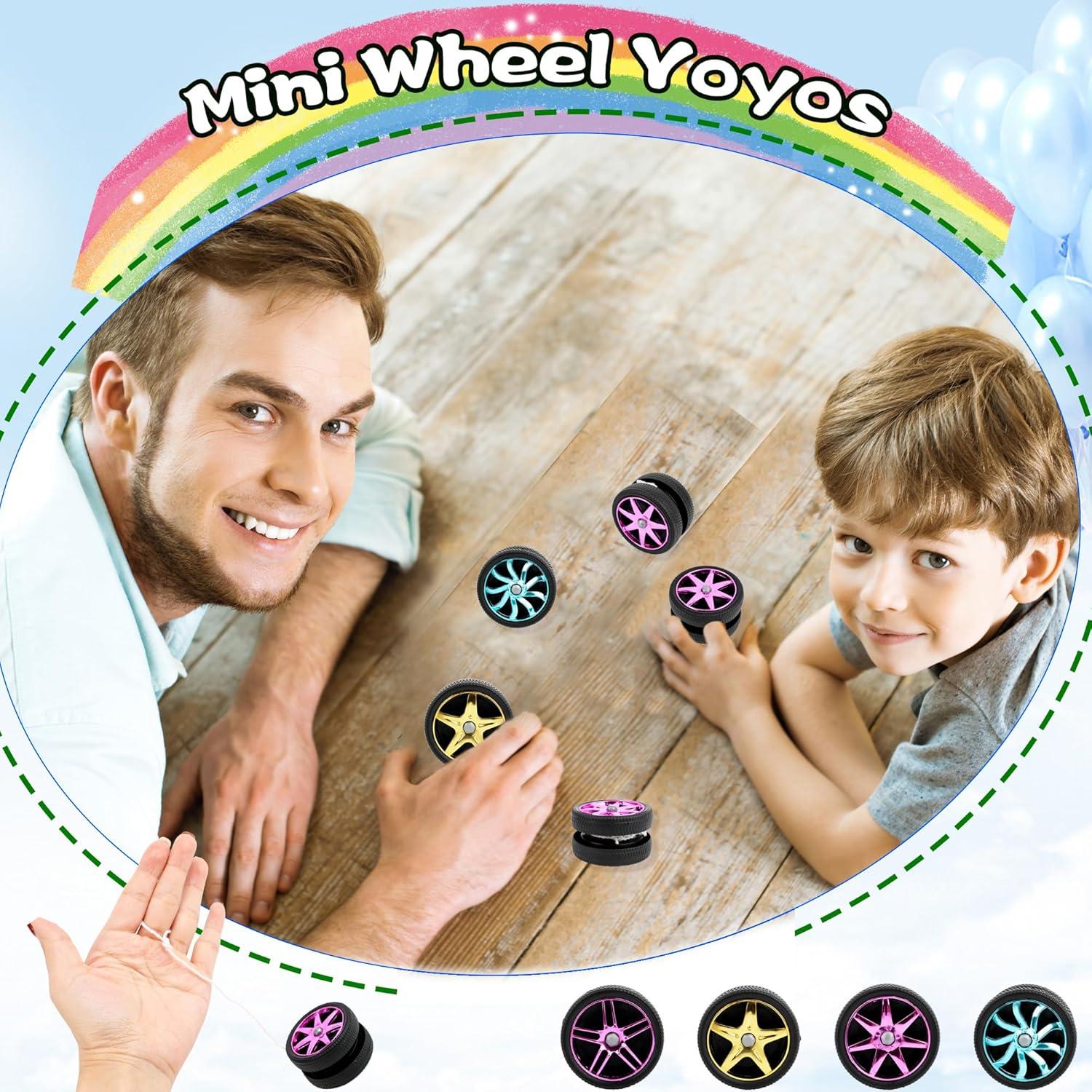 28 Yoyos de Plástico Octaday para Niños y Principiantes