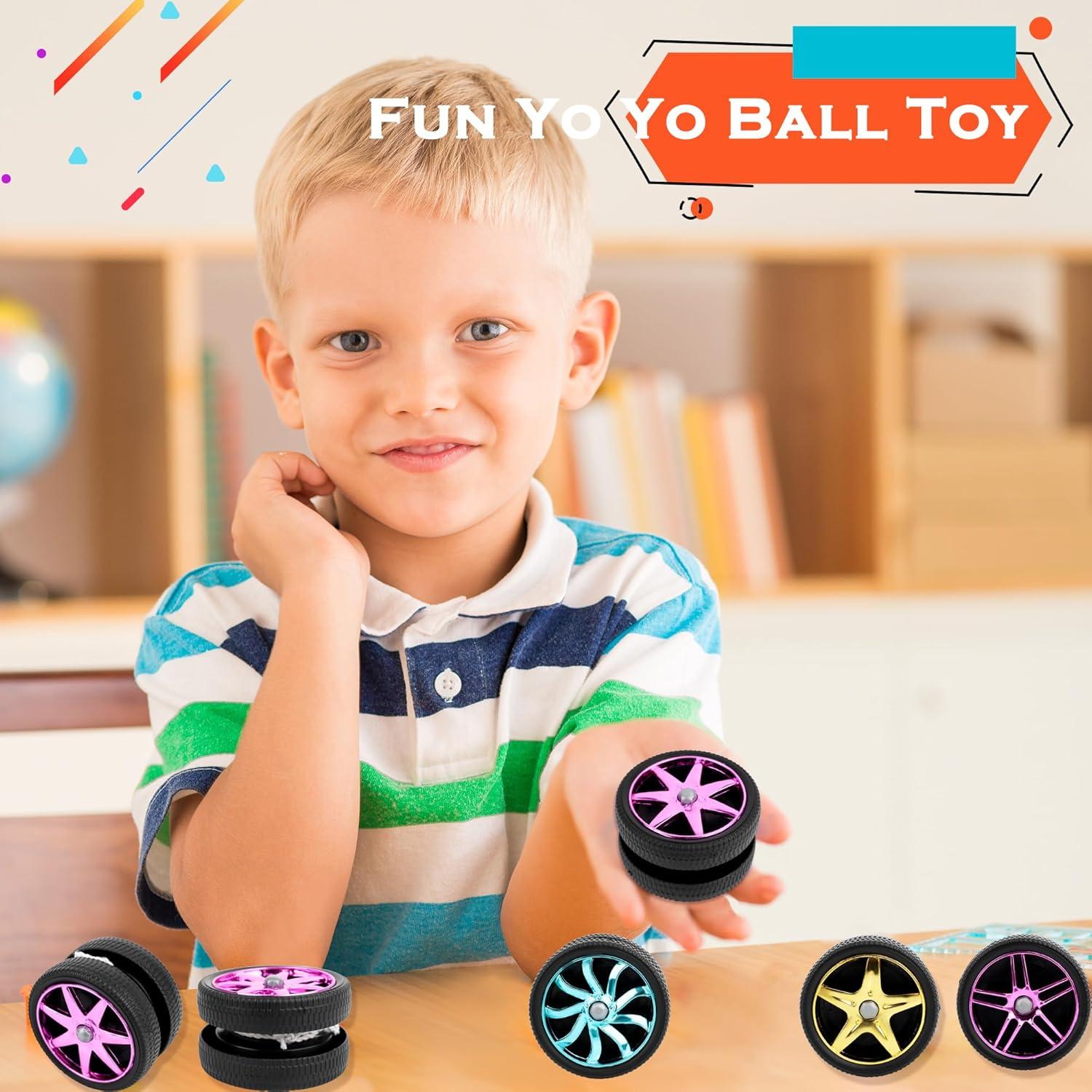 28 Yoyos de Plástico Octaday para Niños y Principiantes