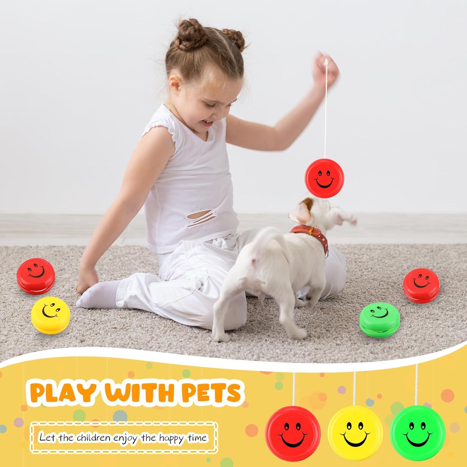 Liliful 50 Piezas Yo Yos Cara Sonriente para Niños 5 cm