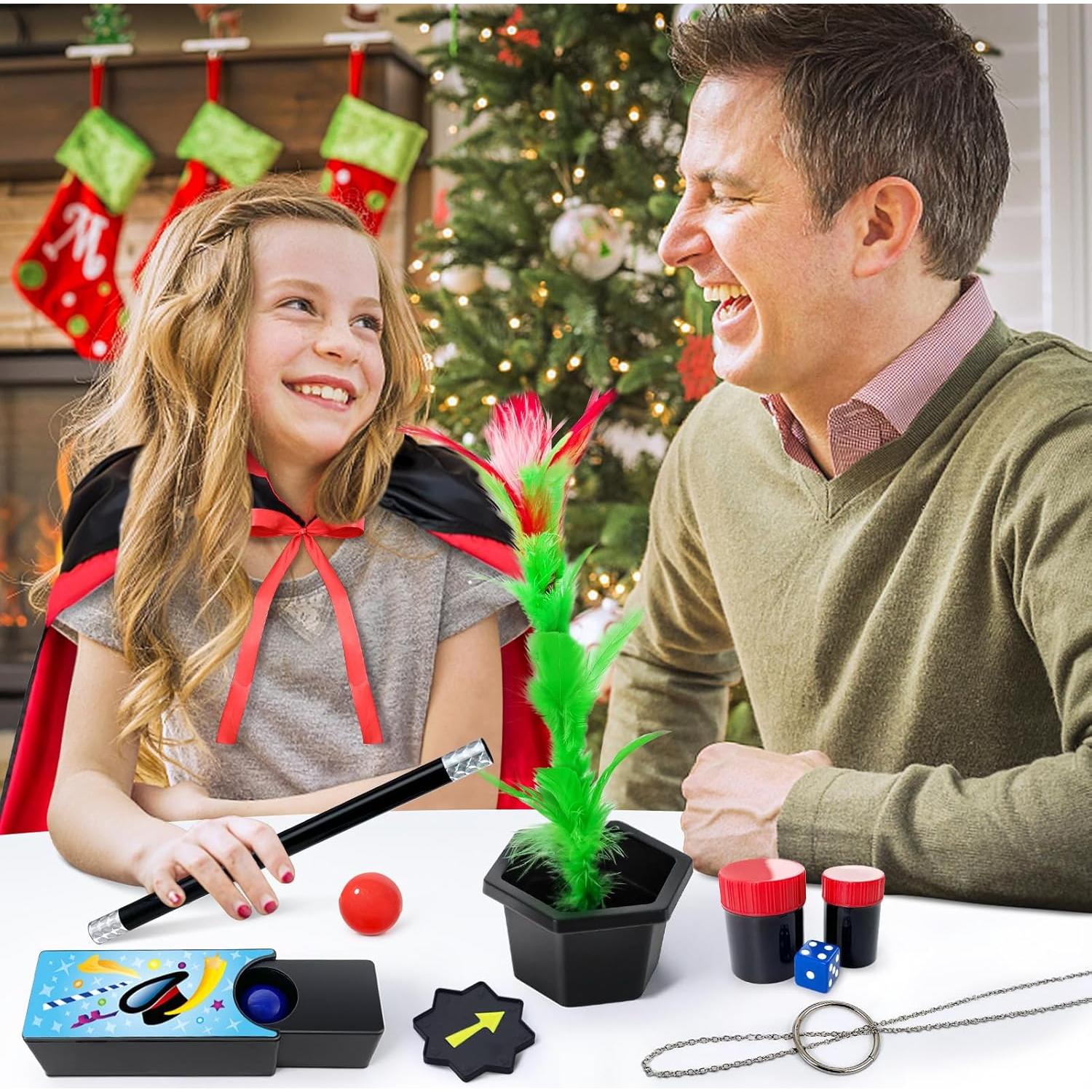 Kit de Magia PATIFEED con Disfraz para Niños 6 a 12 Años