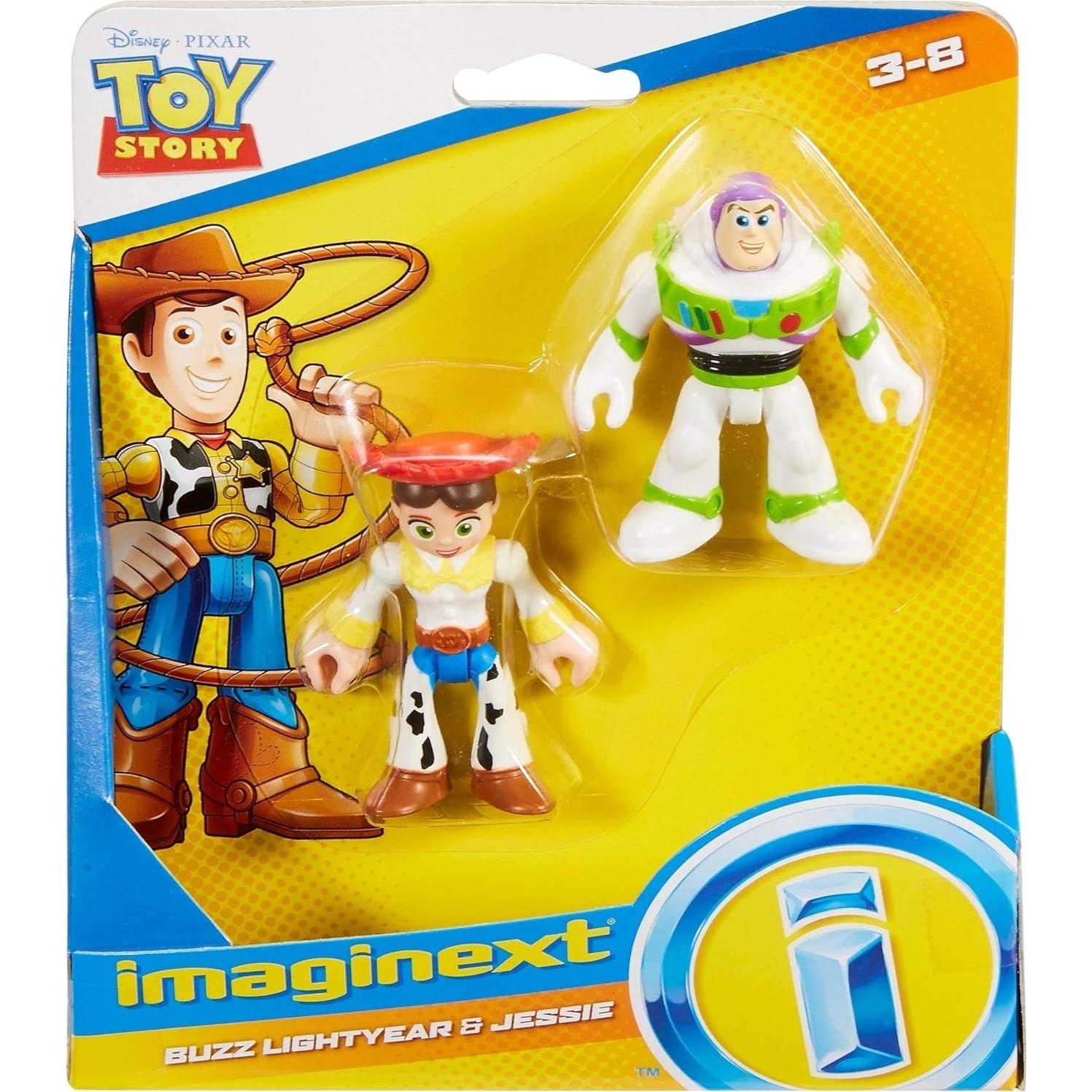 Figuras Imaginext Toy Story Buzz Lightyear y Jessie Fisher-Price